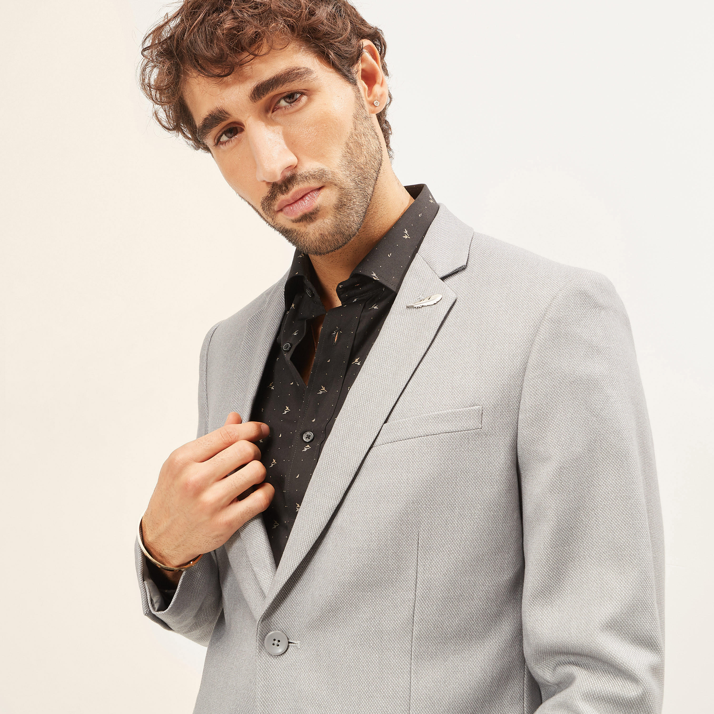 Textured Blazer with Notch Lapel and Pockets-men-clothing-jacketsandblazers-blazers-image-6
