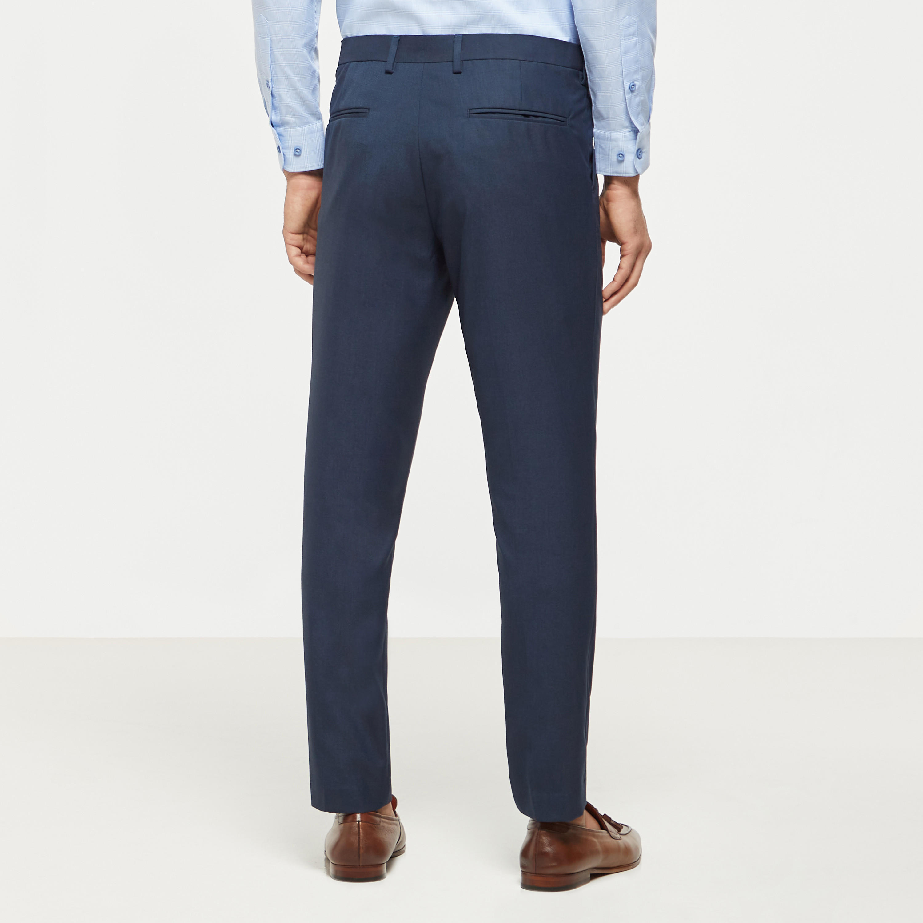 بنطلون سادة برباط إغلاق وجيوب-men-clothing-trousersandchinos-trousers-image-3