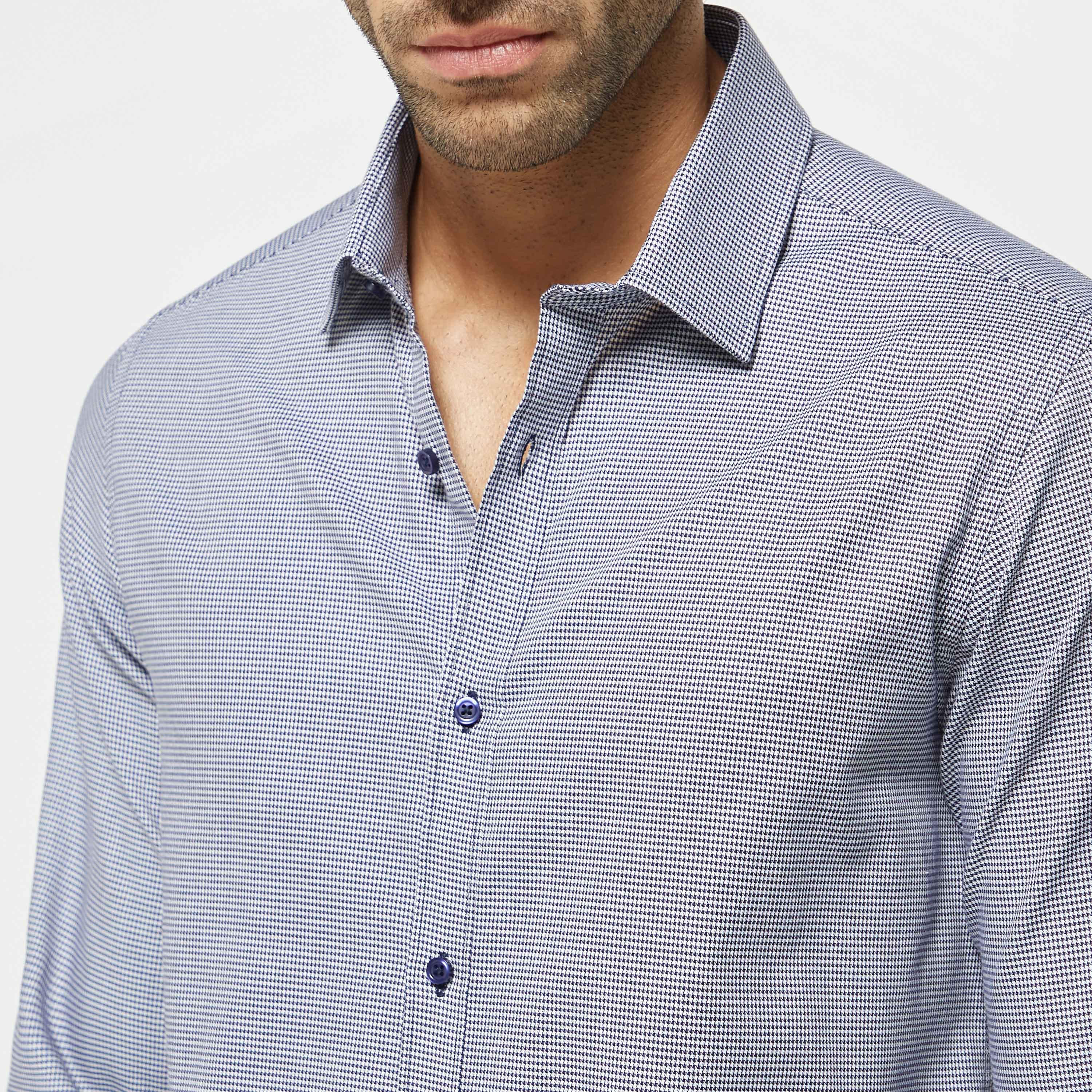 قميص كاروهات بأكمام طويلة وأزرار-men-clothing-shirts-image-1