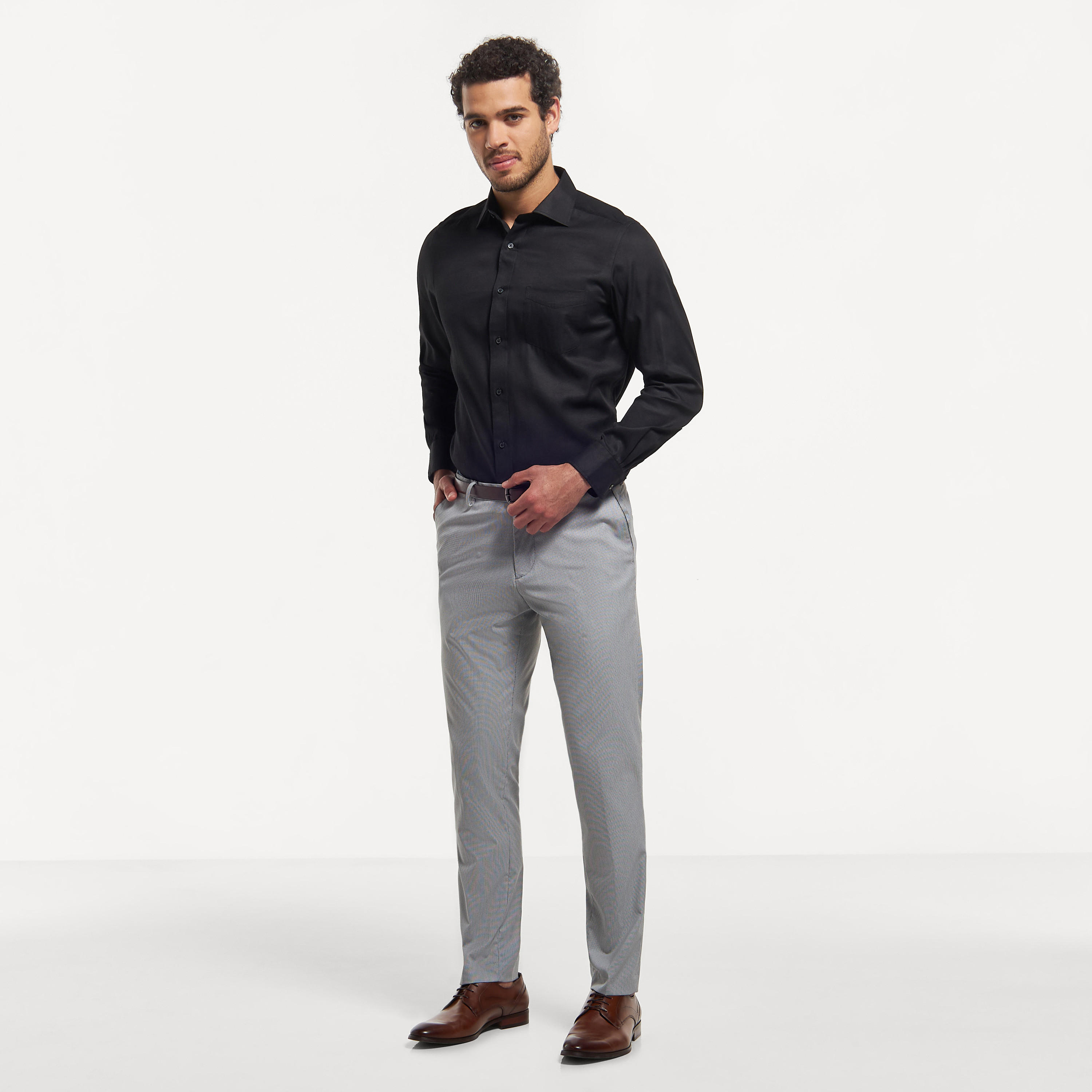 قميص سادة بأكمام طويلة وأزرار-men-clothing-shirts-image-3