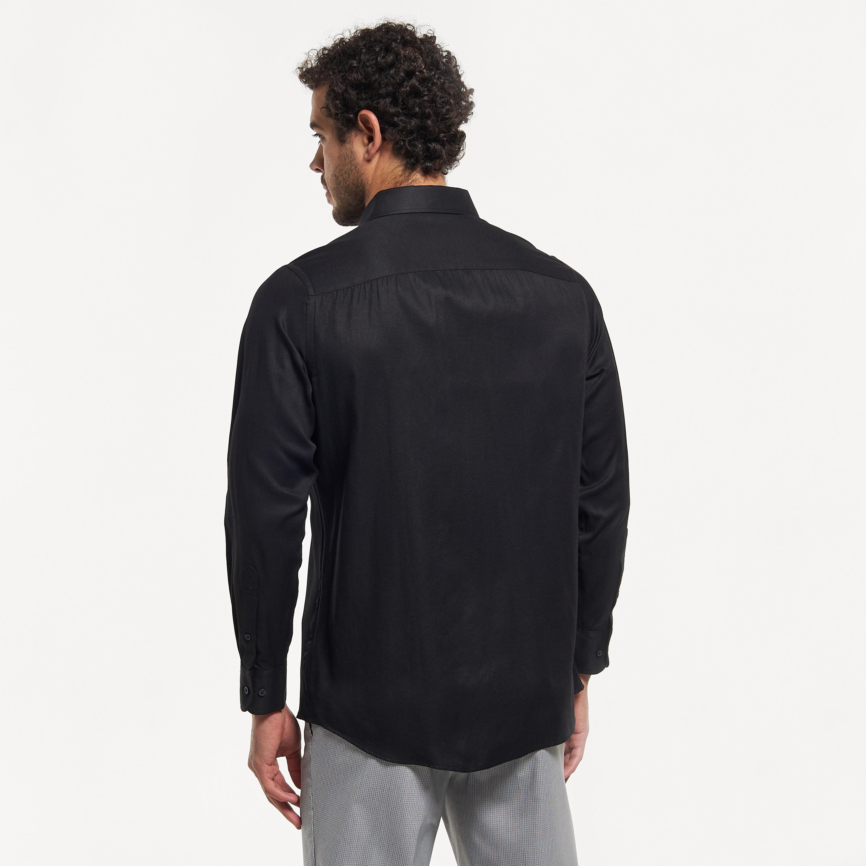 قميص سادة بأكمام طويلة وأزرار-men-clothing-shirts-image-2