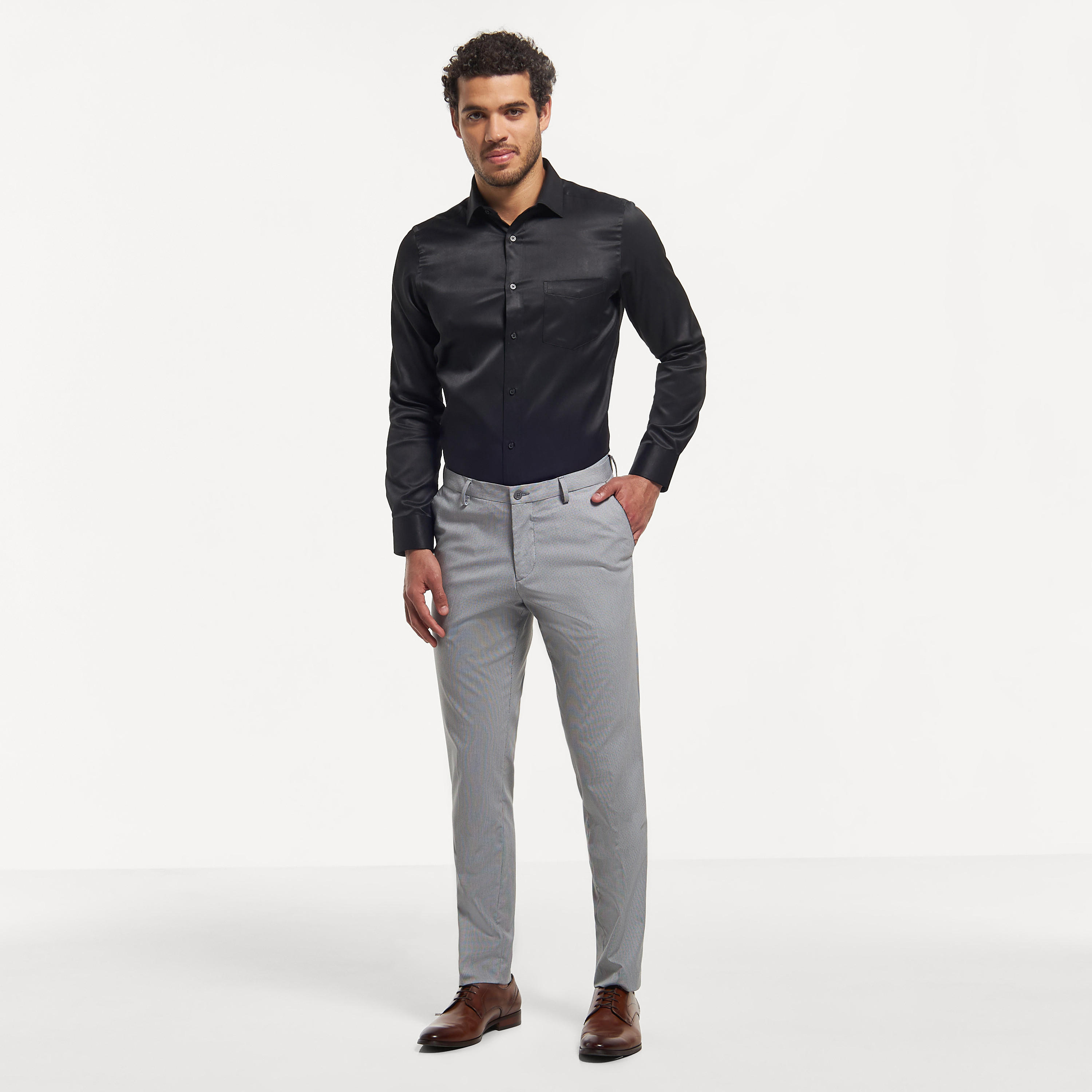 قميص سادة سهل الكي بأكمام طويلة-men-clothing-shirts-image-10