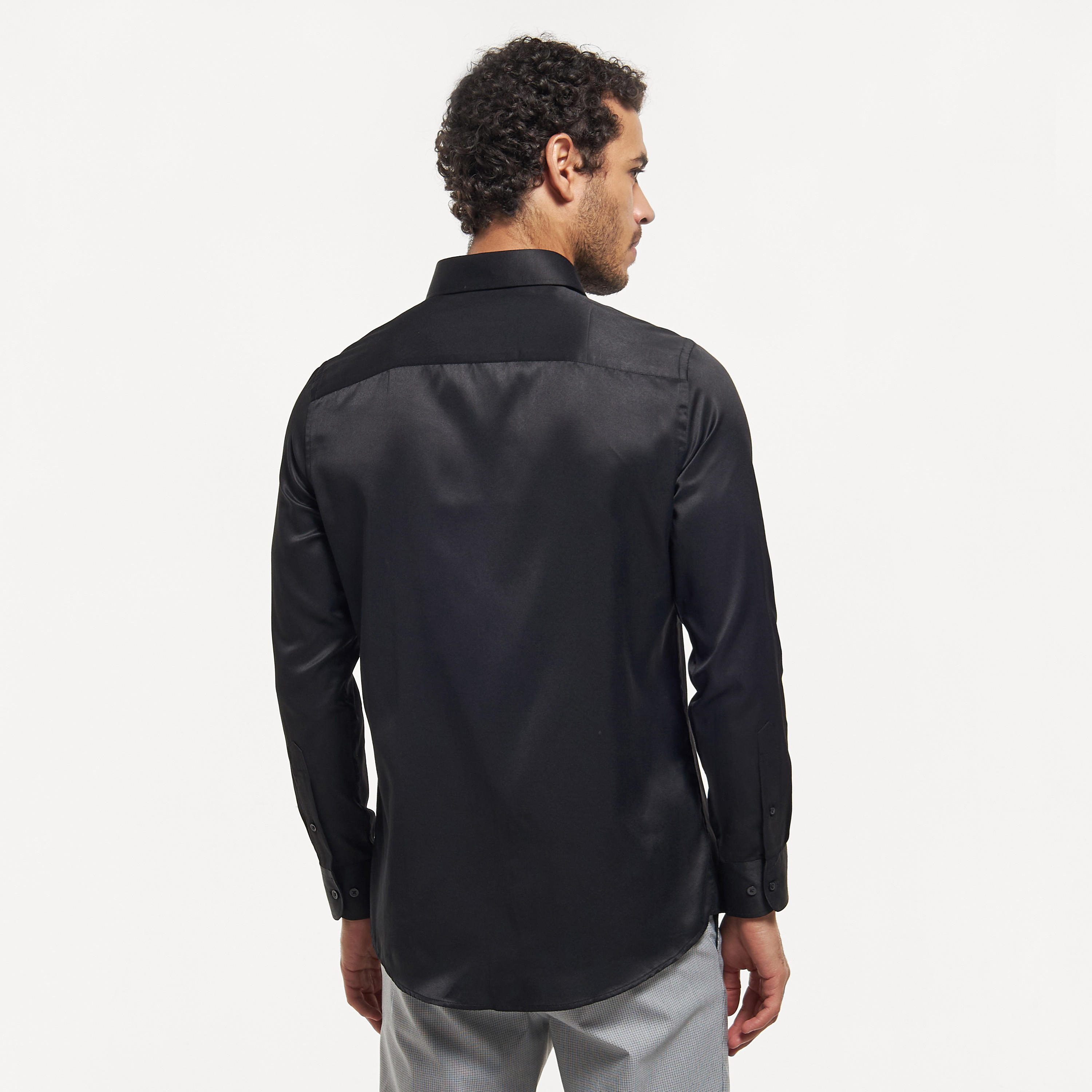 قميص سادة سهل الكي بأكمام طويلة-men-clothing-shirts-image-11