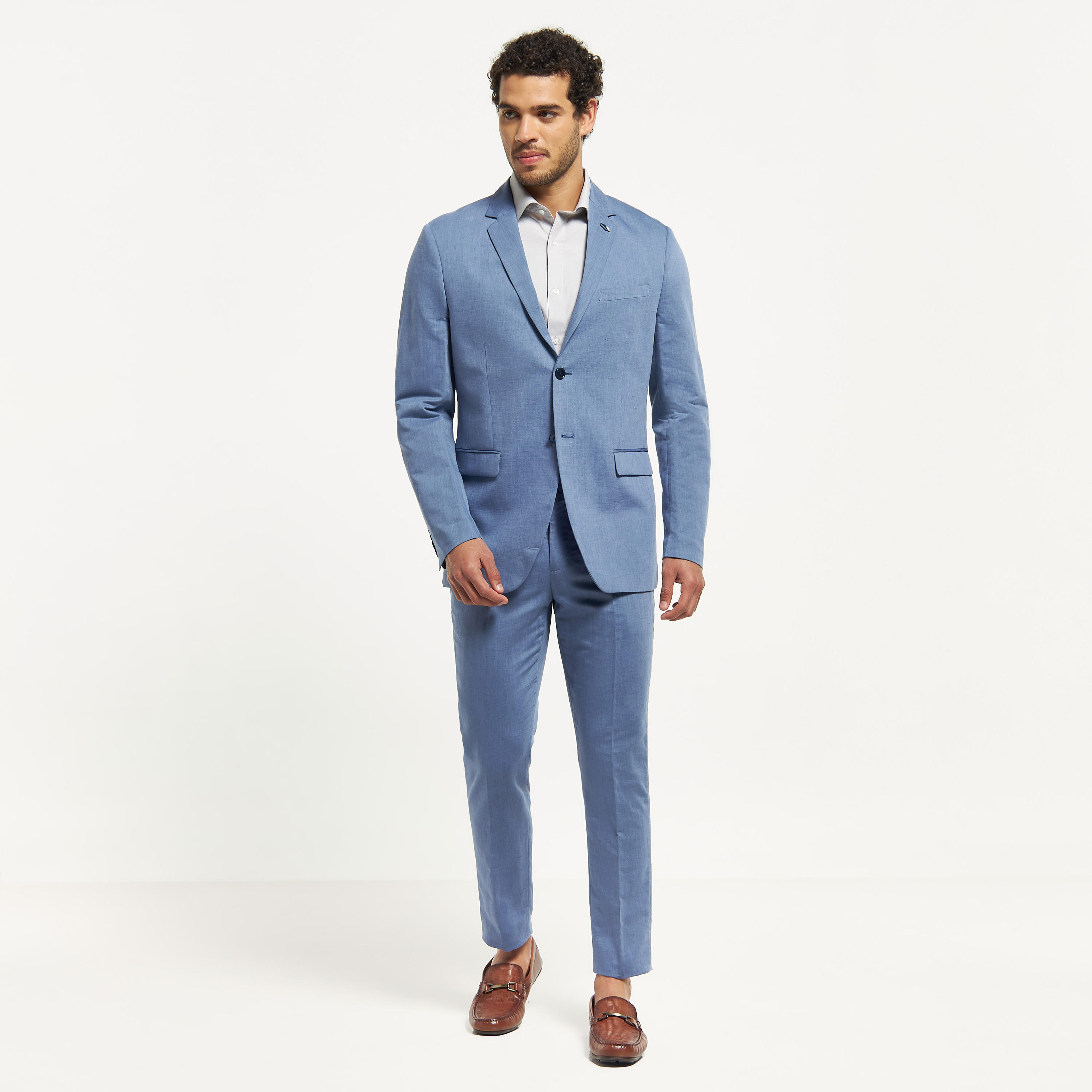 بنطلون سادة بقصّة عادية مع جيوب-men-clothing-bottoms-trousersandchinos-trousers-image-3