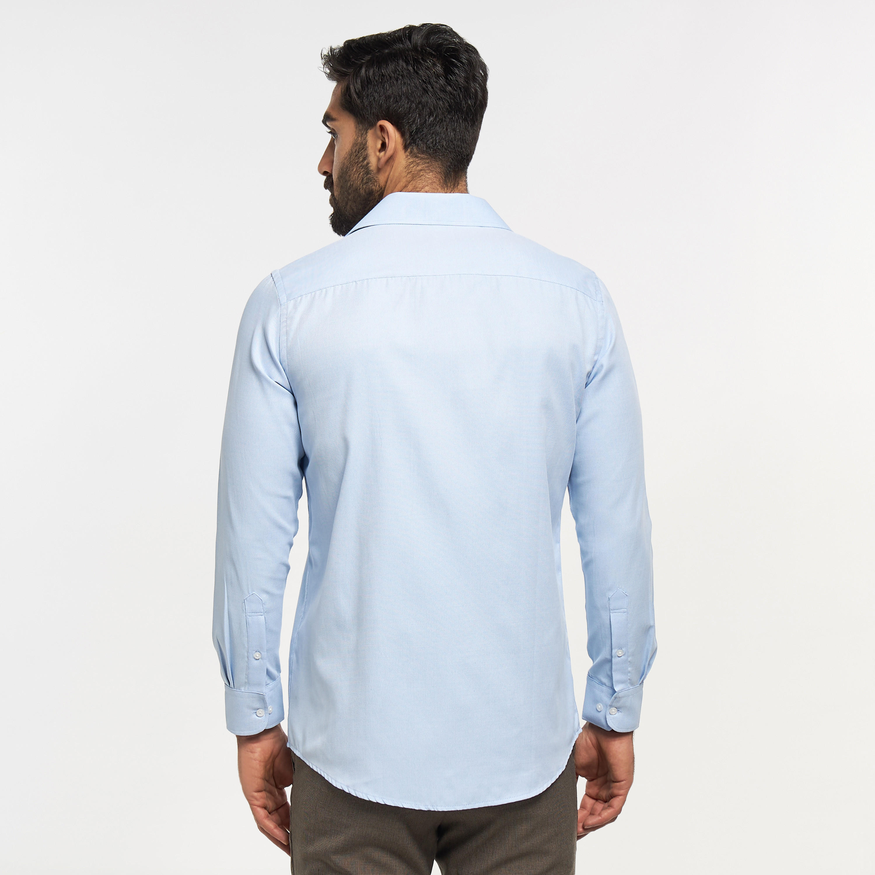 قميص رسمي سادة سهل الكي بجيب-men-clothing-shirts-image-3