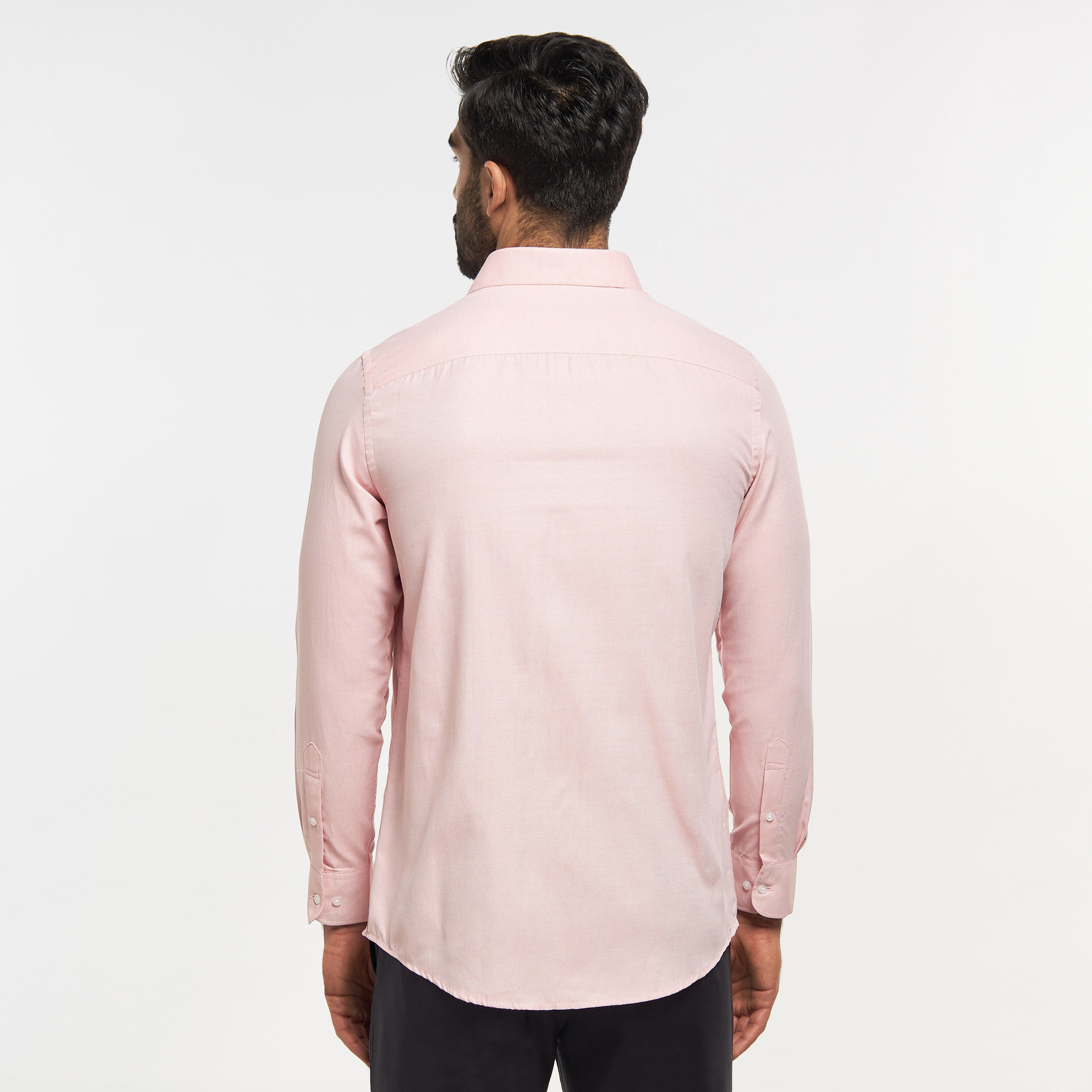 قميص رسمي سادة سهل الكي بجيب-men-clothing-shirts-image-2