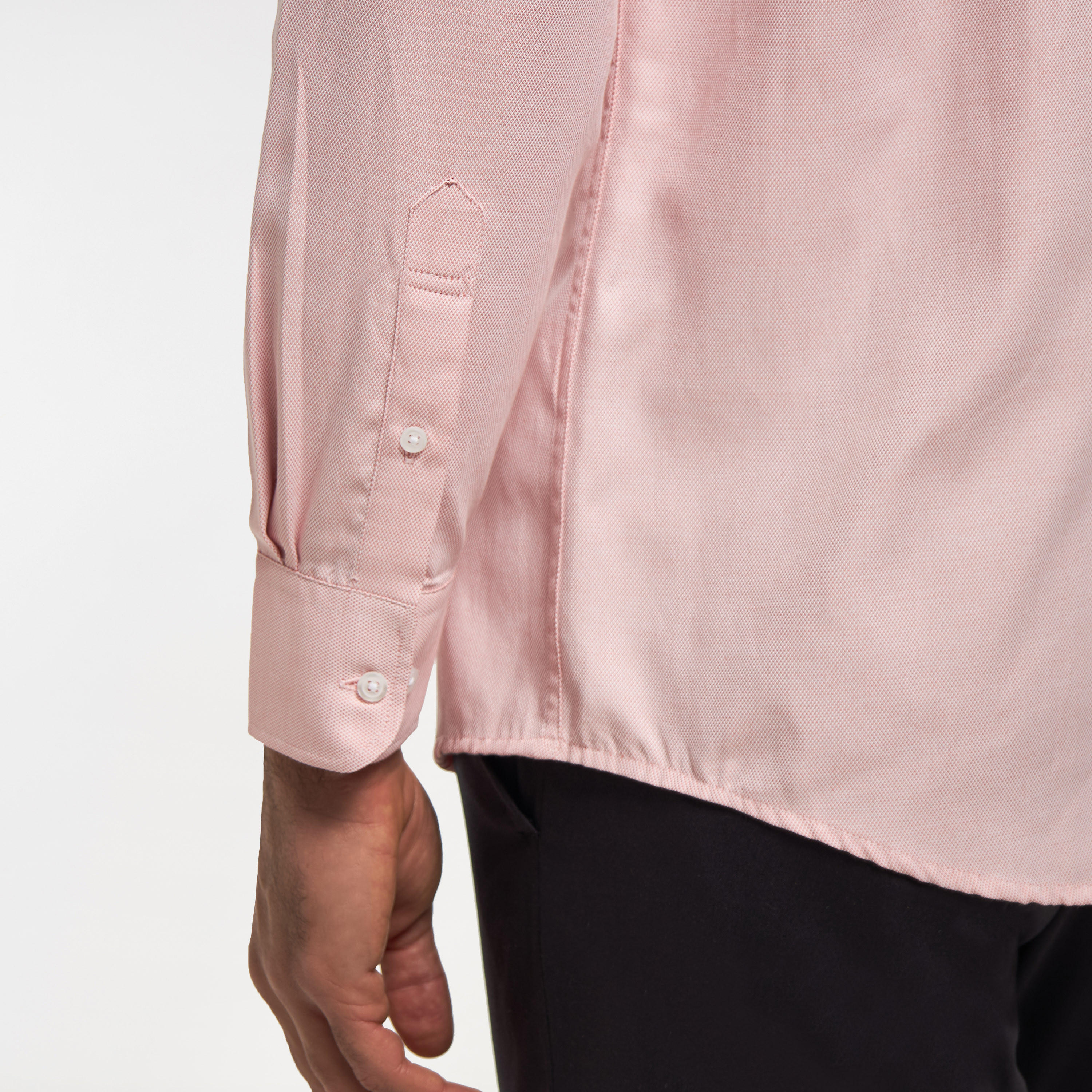 قميص رسمي سادة سهل الكي بجيب-men-clothing-shirts-image-1