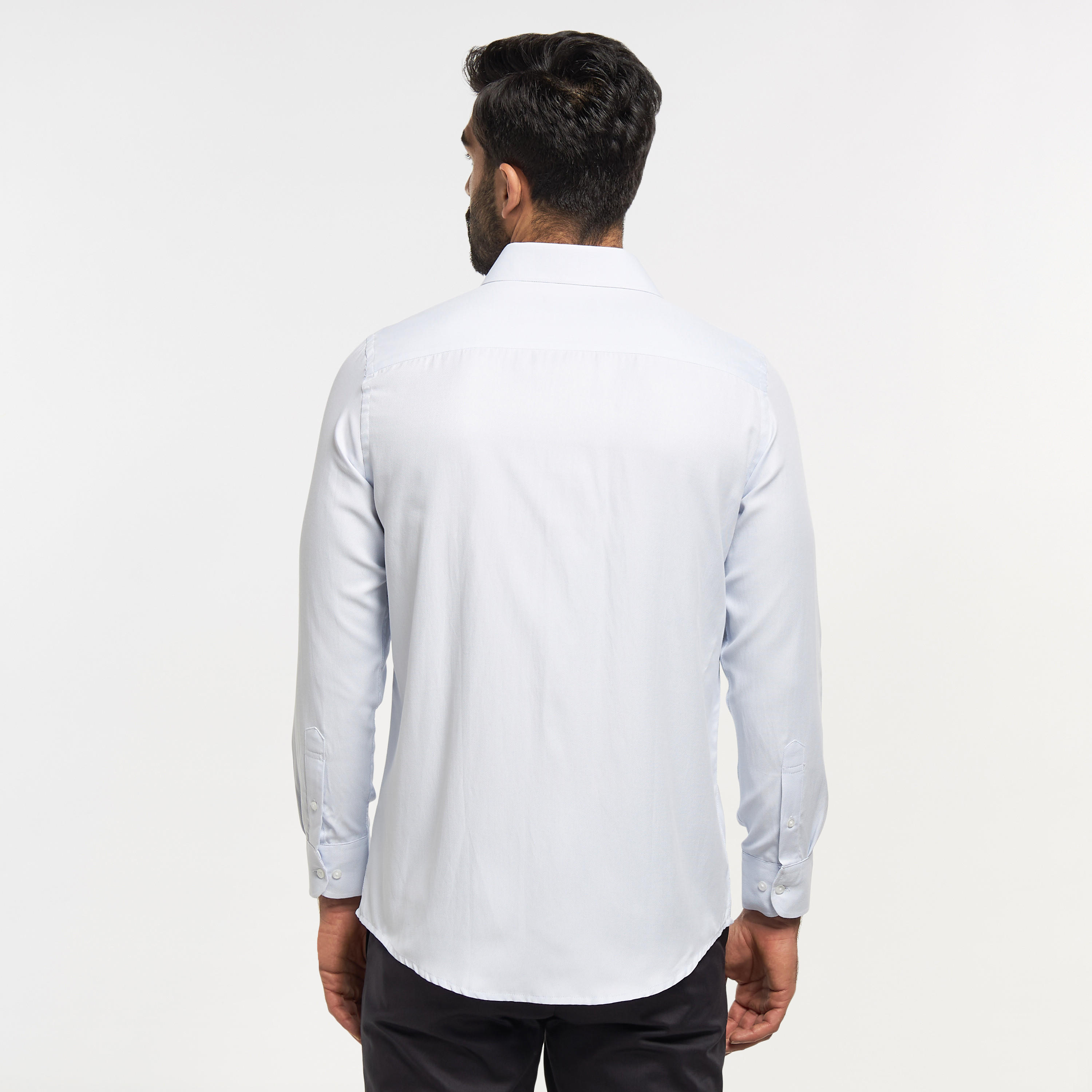 Solid Easy Iron Formal Shirt with Pocket-men-clothing-shirts-image-3