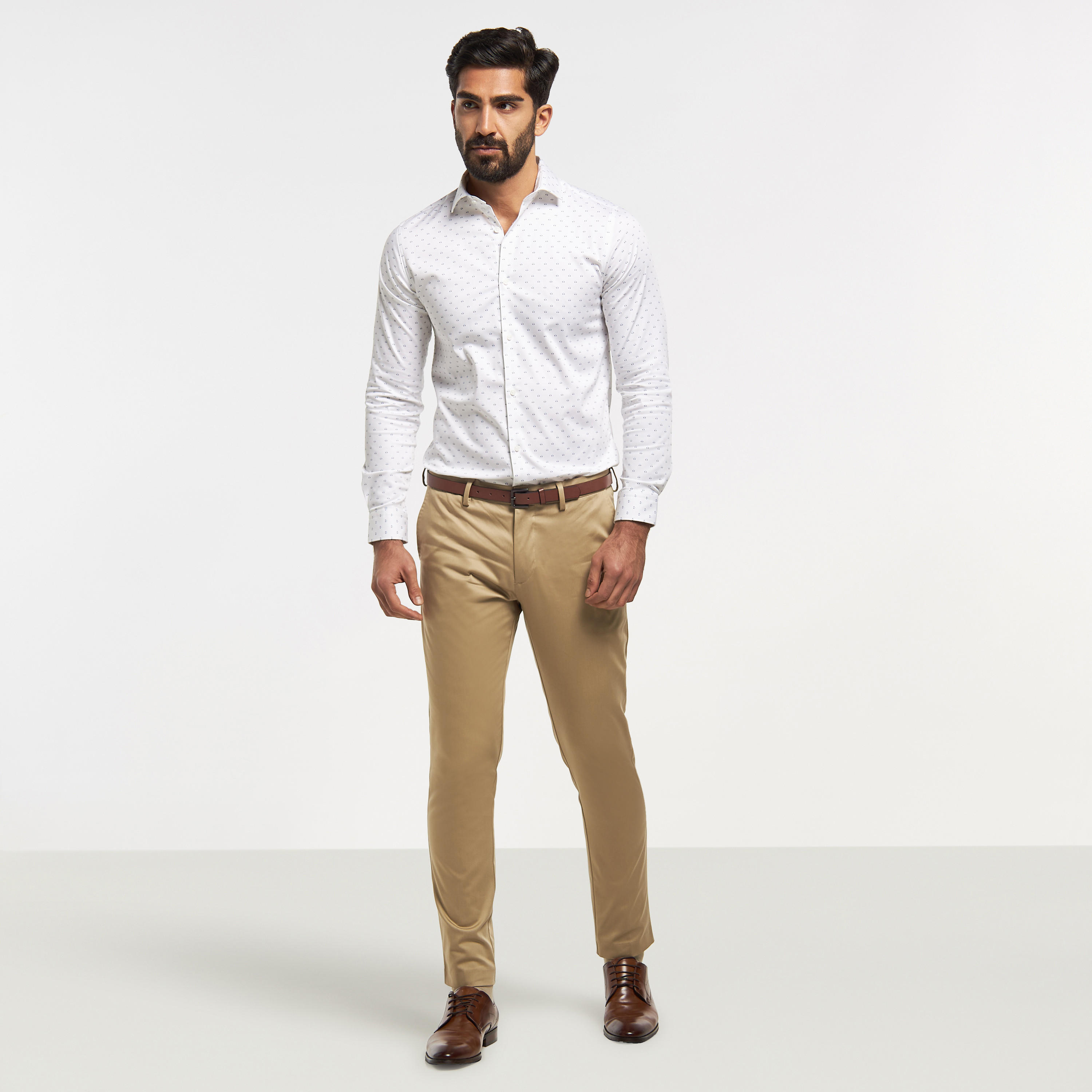 قميص رسمي بأكمام طويلة وطبعات وقصة سليم-men-clothing-shirts-image-6