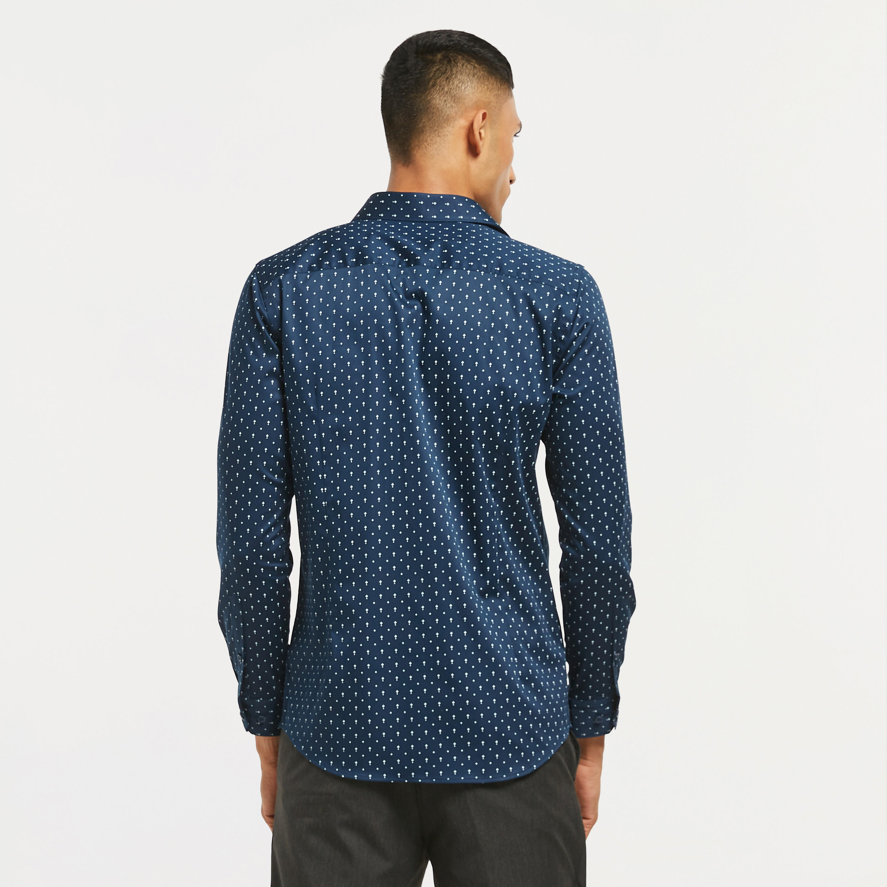 قميص رسمي بأكمام طويلة وطبعات وقصة سليم-men-clothing-shirts-image-11