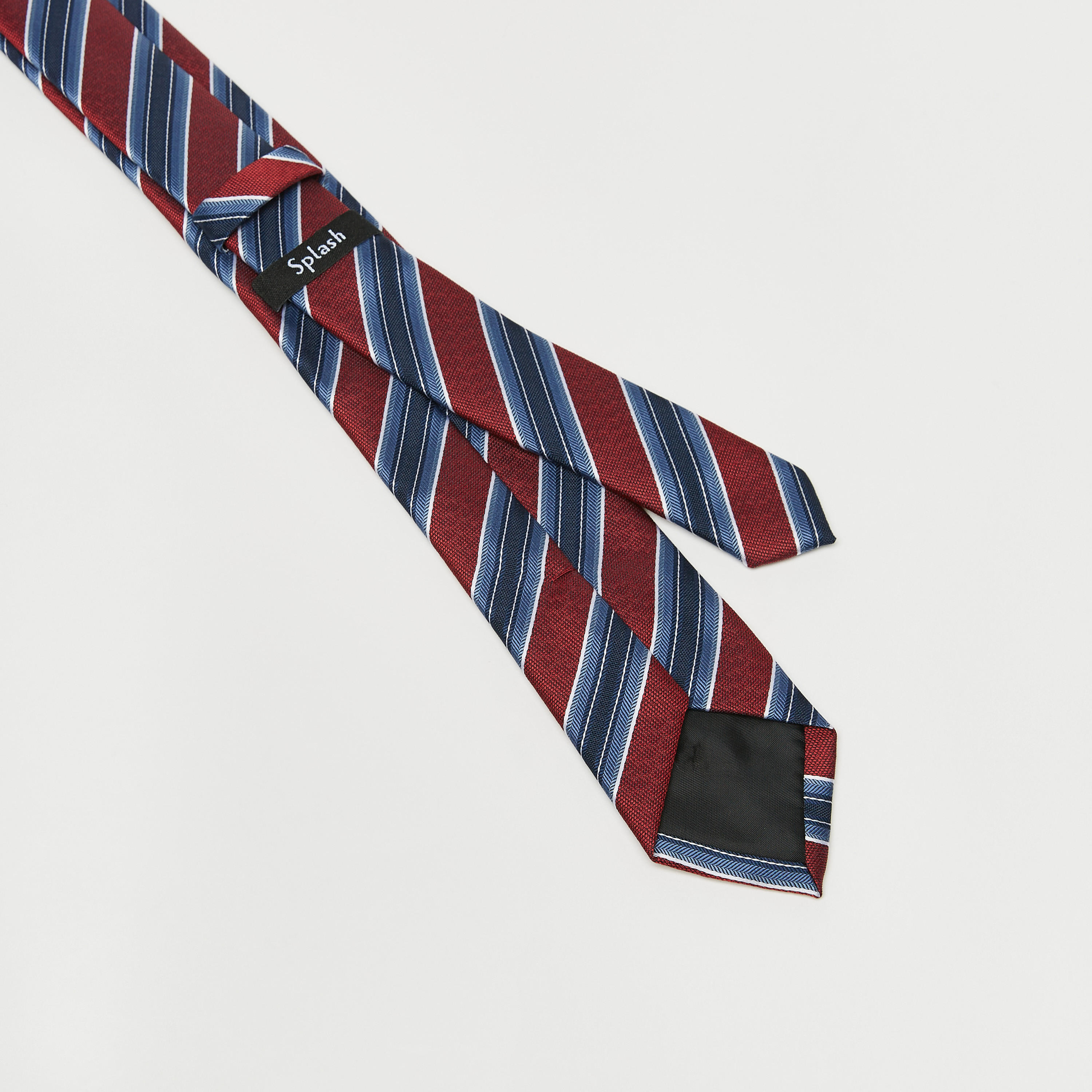 Striped Tie with Keeper Loop-men-tiesandcufflinks-pocketsquares-image-3