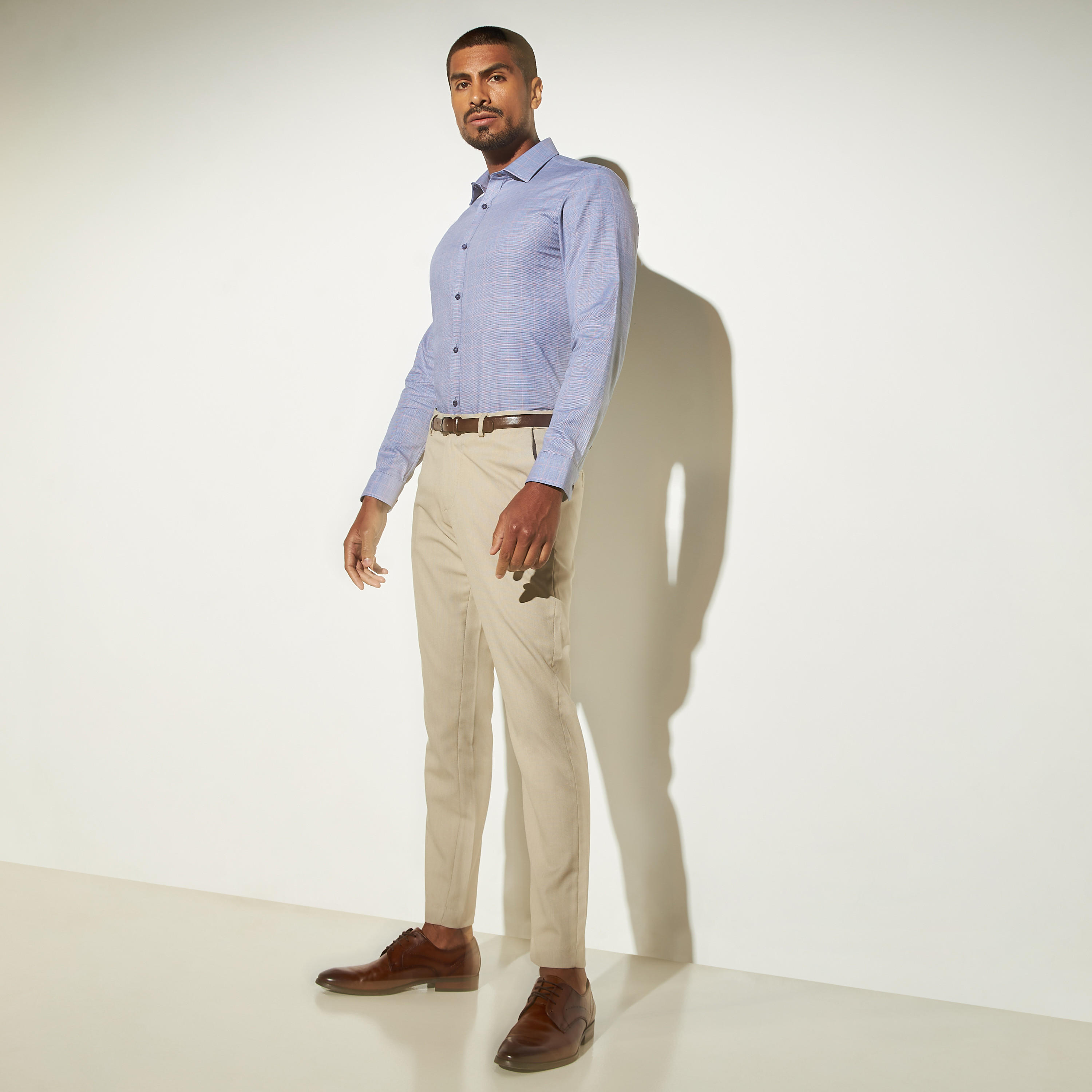 قميص رسمي  كاروهات بأكمام طويلة-men-clothing-shirts-image-2