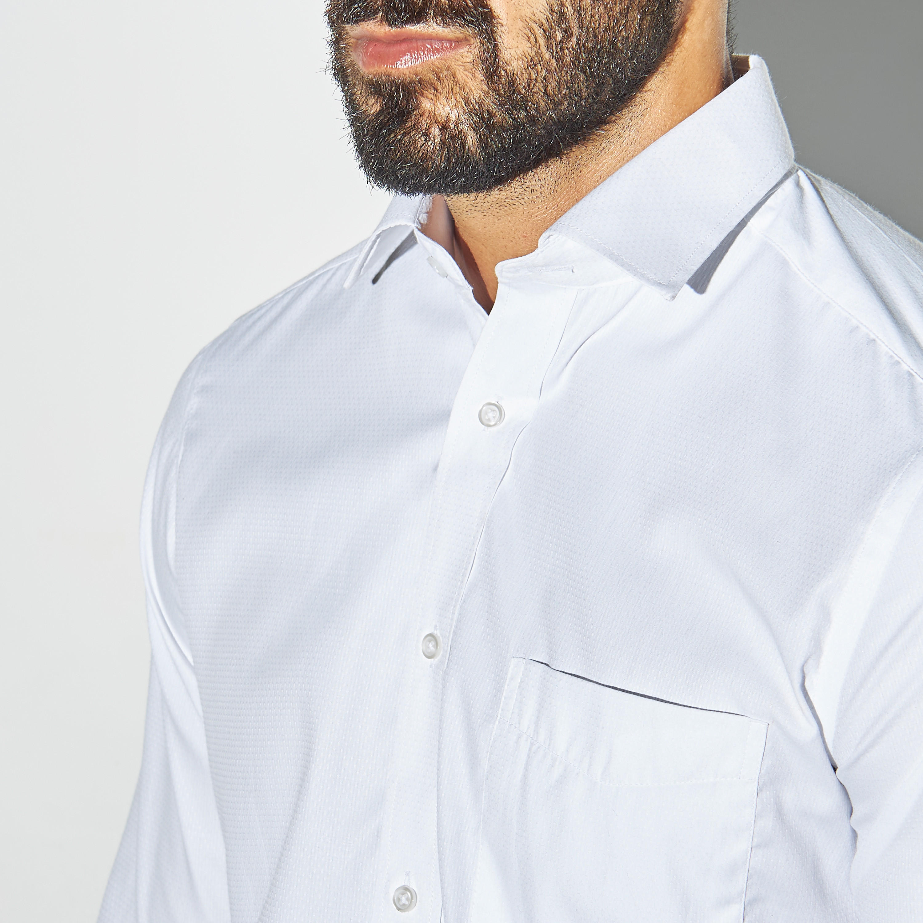 قميص سهل الكي سادة بجيب وأكمام طويلة-men-clothing-shirts-image-5