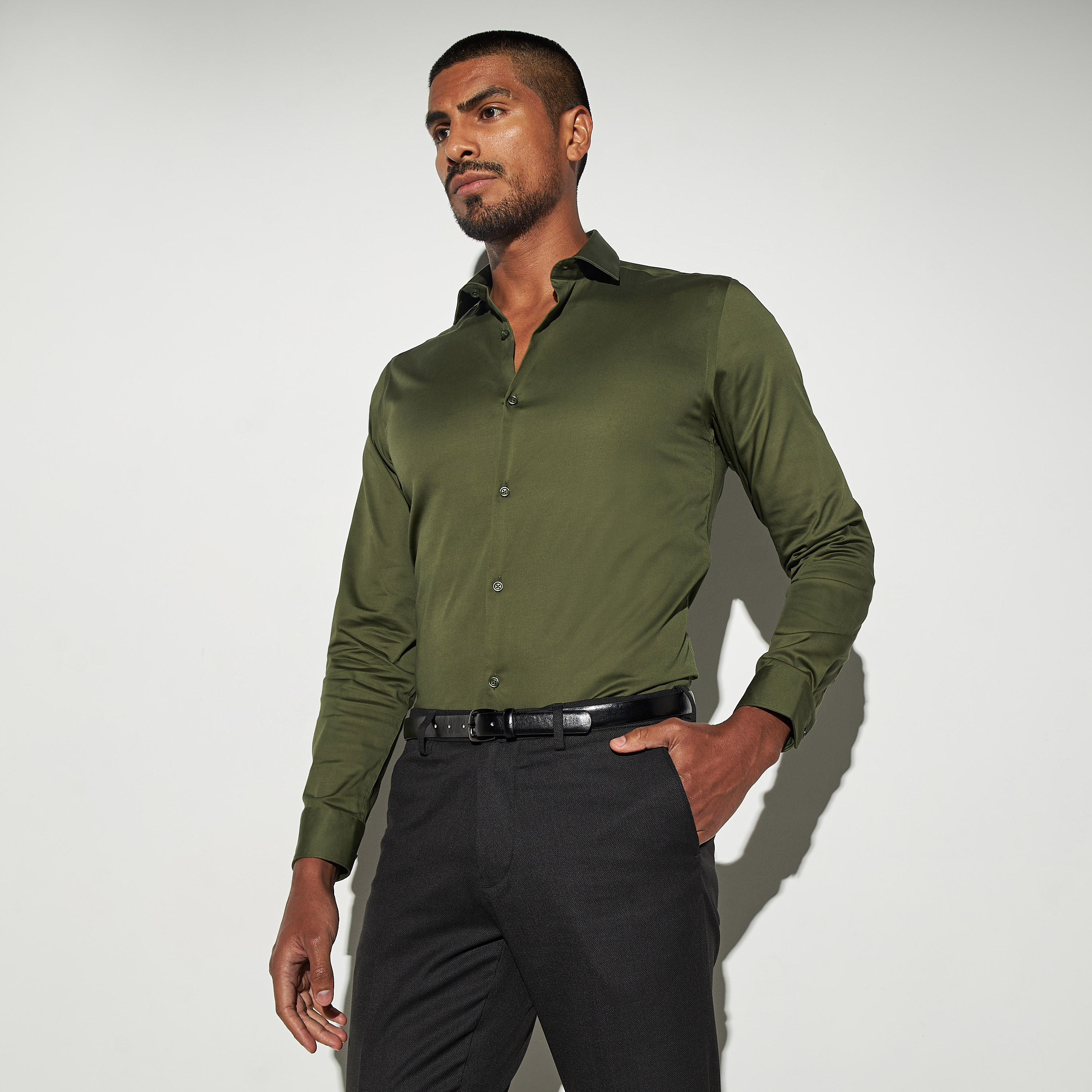 قميص سليم سادة بأكمام طويلة-men-clothing-shirts-image-1