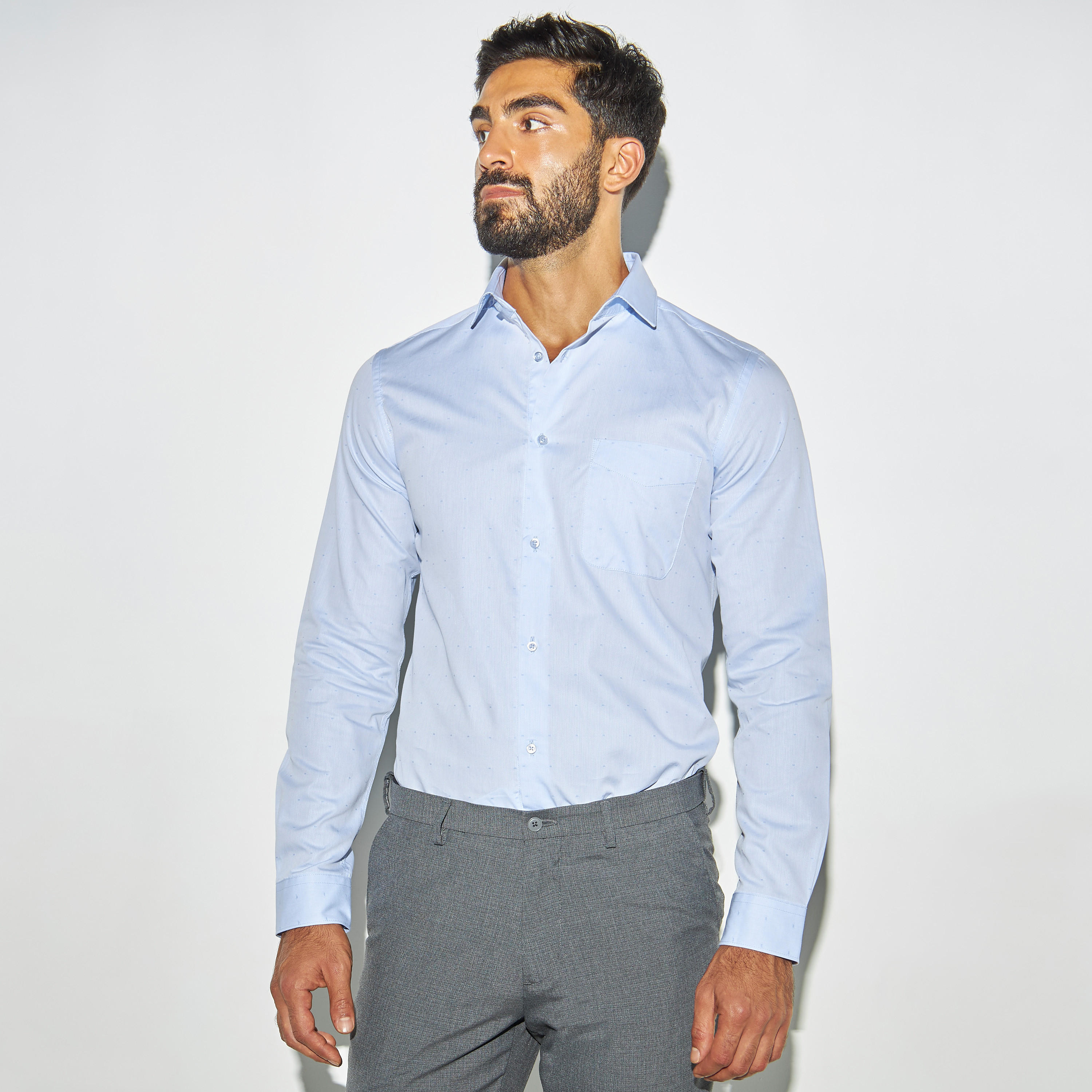 قميص رسمي بأكمام طويلة وجيب وطبعات-men-clothing-shirts-image-1