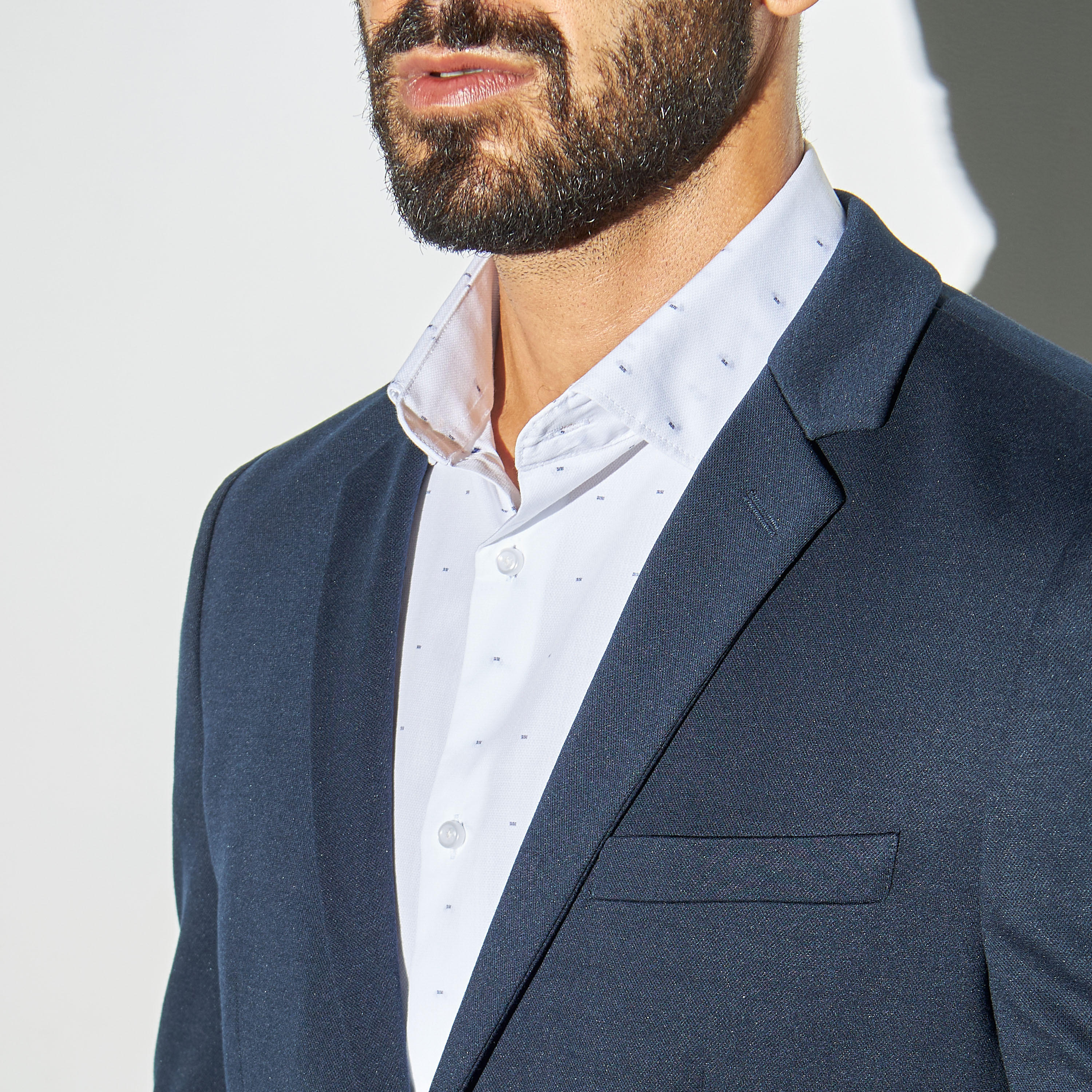Solid Blazer with Notch Lapel and Pockets-men-winterwear-jacketsandblazers-image-4