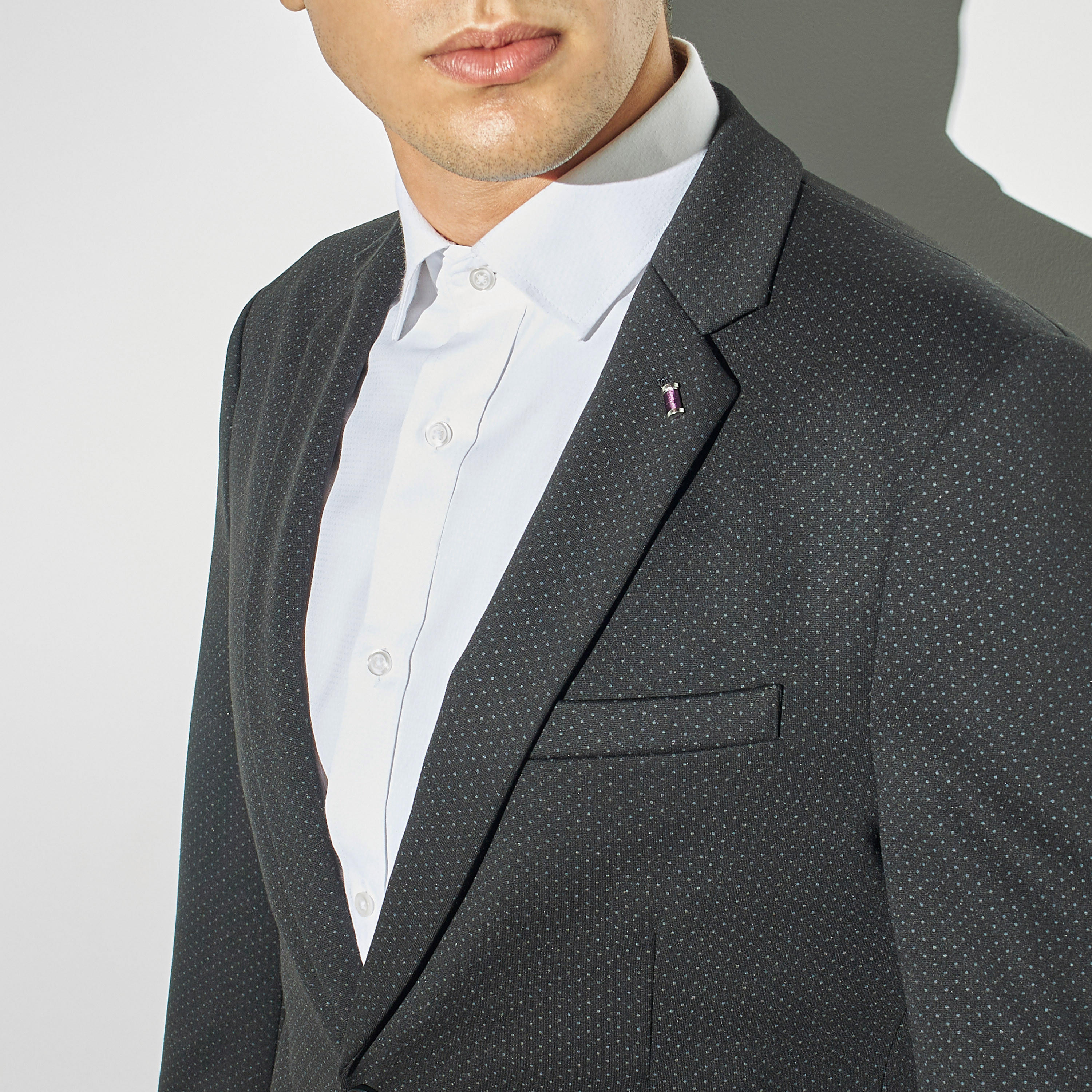 All-Over Print Single Breasted Blazer-men-winterwear-jacketsandblazers-image-4