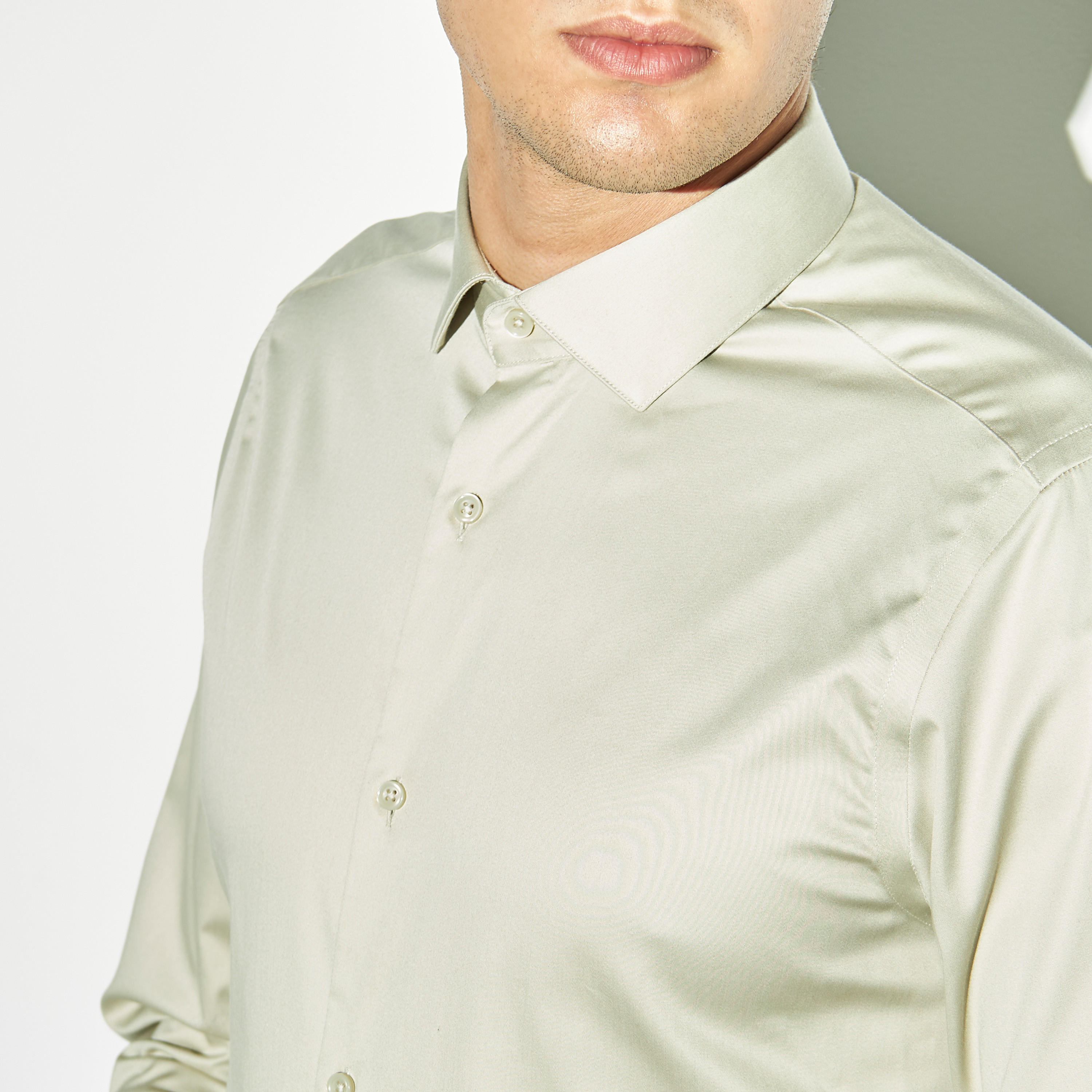 قميص سادة بقصّة سليم وأكمام طويلة-men-clothing-shirts-image-2