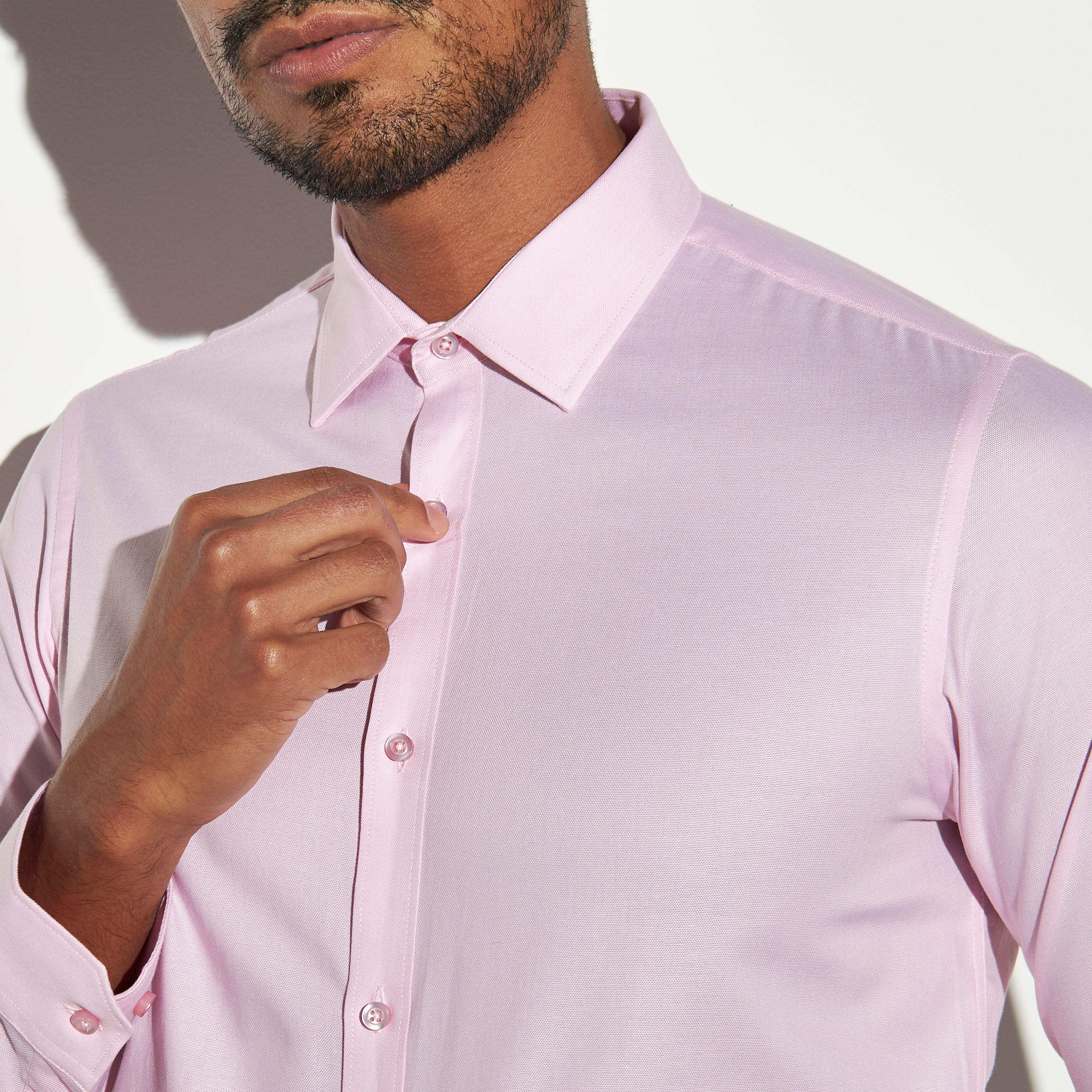 Solid Formal Oxford Shirt with Long Sleeves-men-clothing-shirts-image-4
