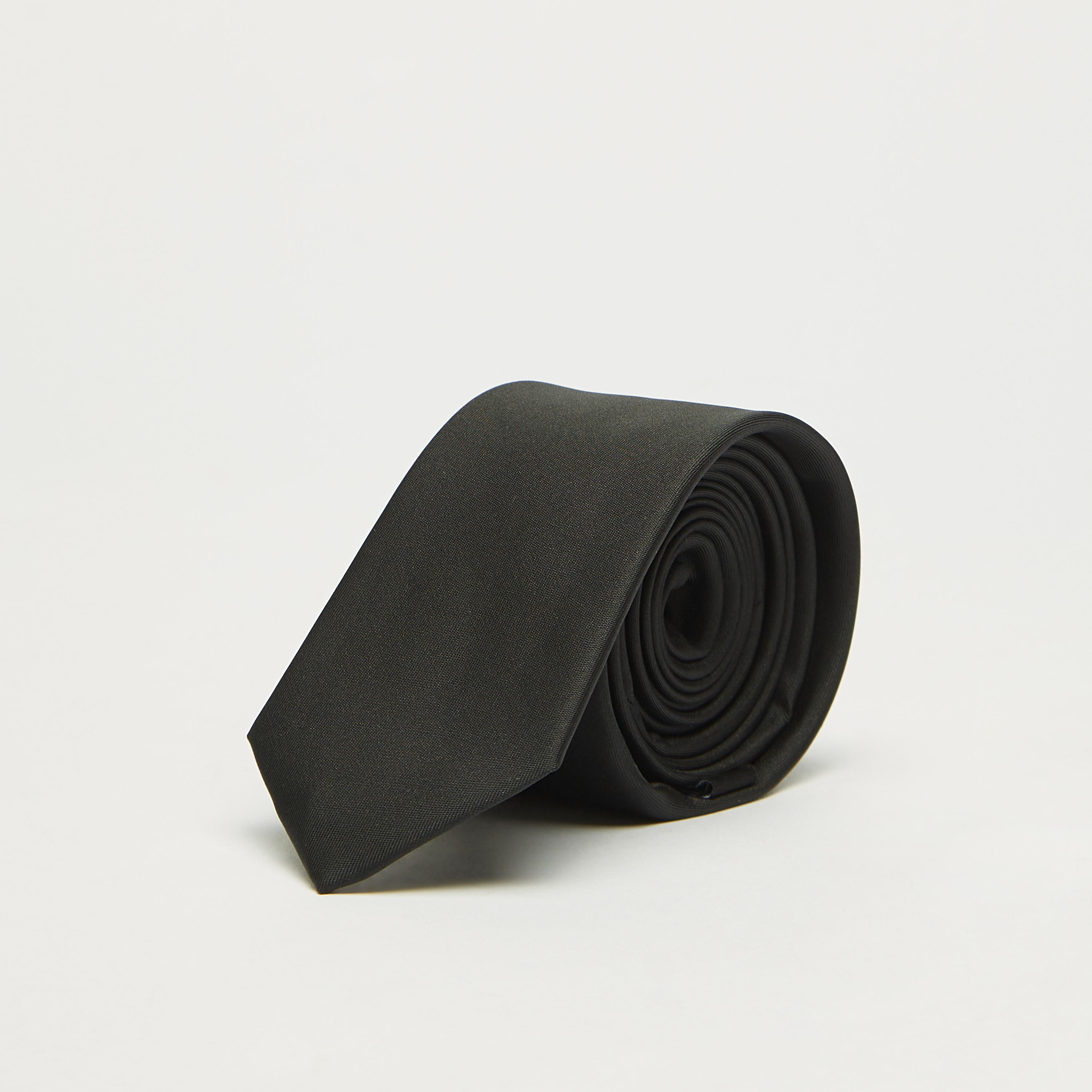Solid Tie with Keeper Loop-men-tiesandcufflinks-pocketsquares-image-2