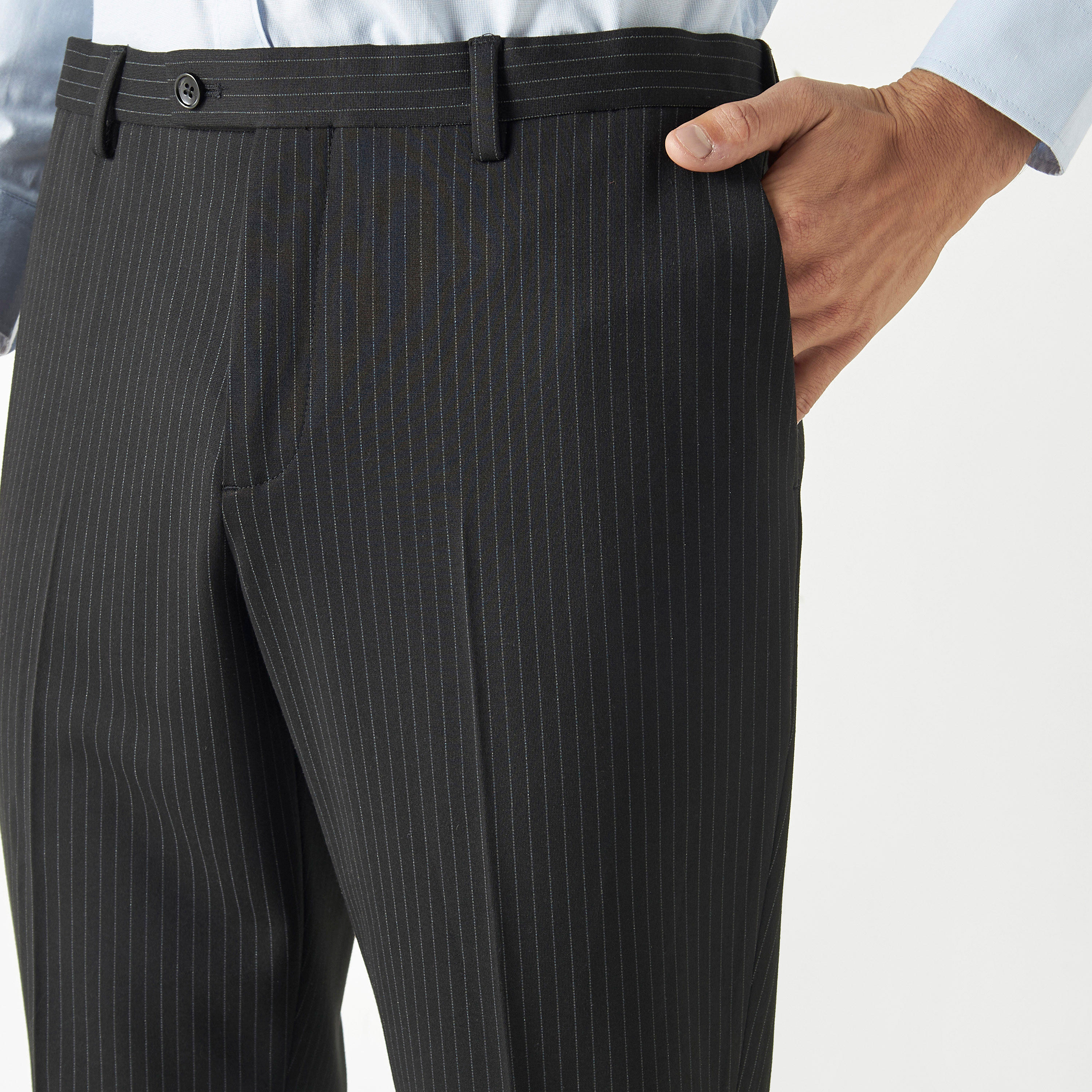 Slim Fit Stripes Pants with Pockets-men-clothing-bottoms-trousersandchinos-trousers-image-4