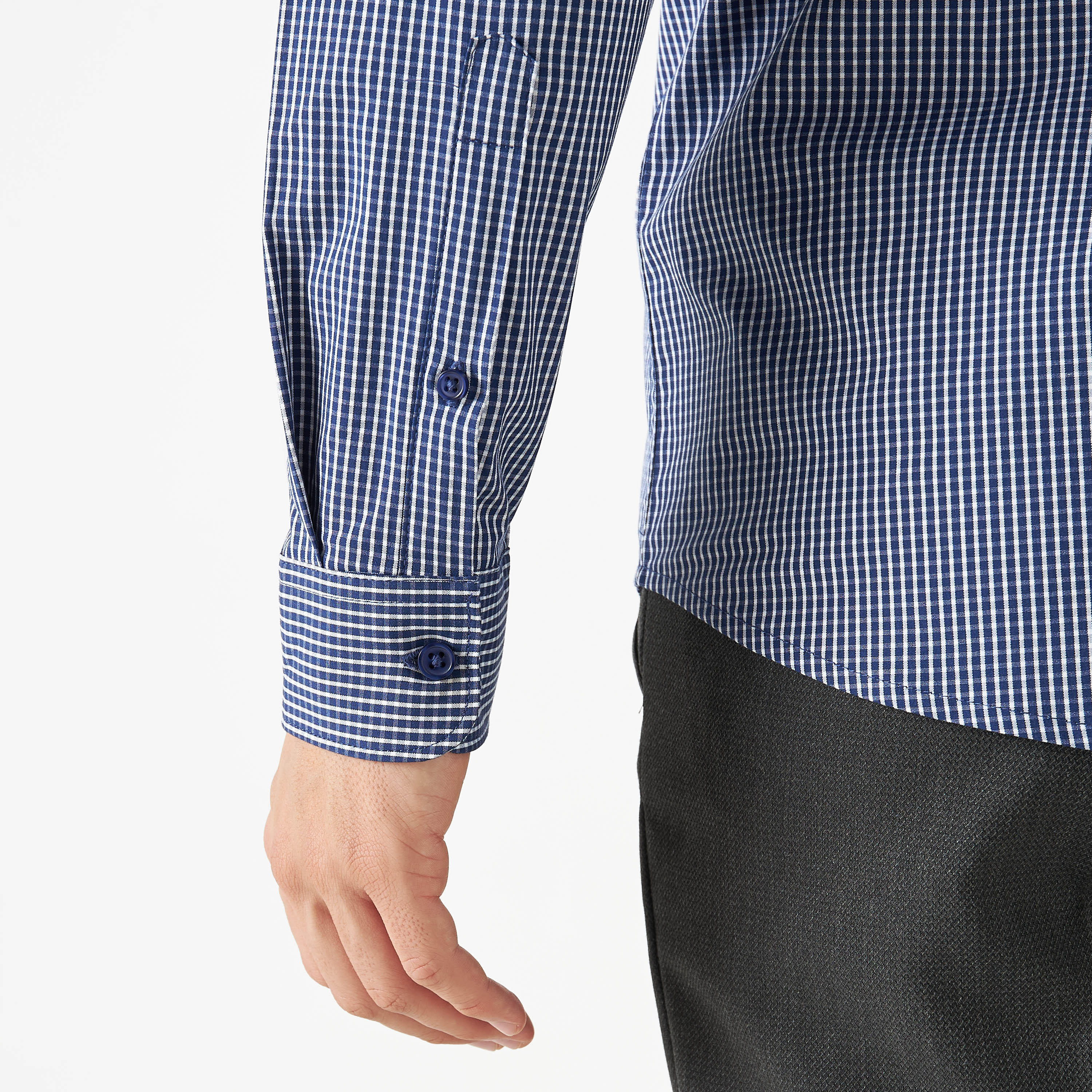 قميص رسمي مربعات بأكمام طويلة-men-clothing-shirts-image-5