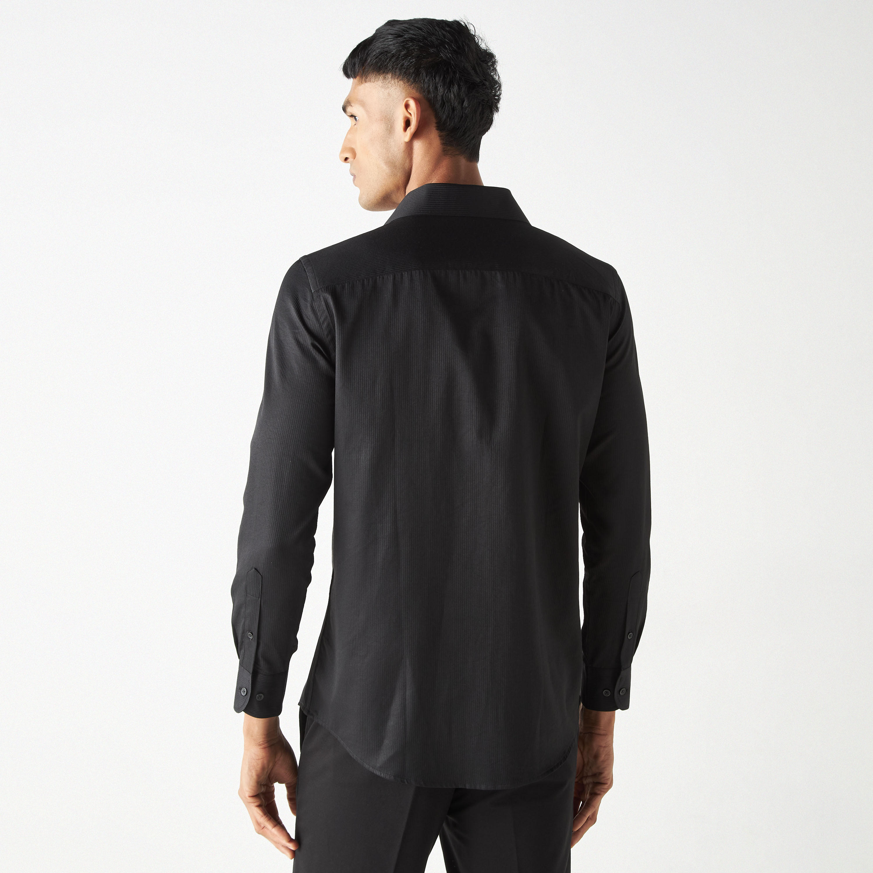 Easy Iron Striped Formal Shirt with Pocket and Long Sleeves-men-clothing-shirts-image-28
