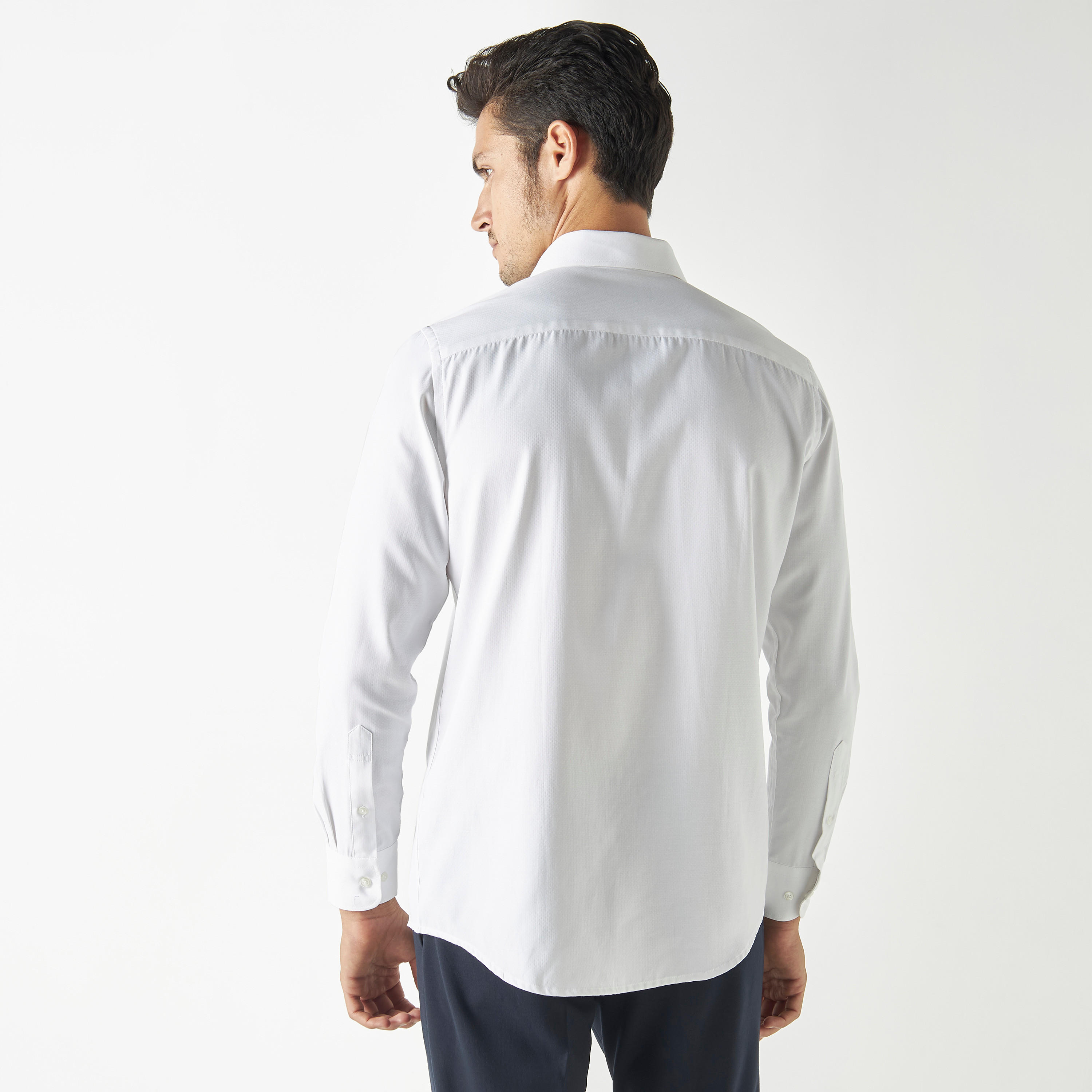 Textured Shirt with Pocket and Long Sleeves-men-clothing-shirts-image-7
