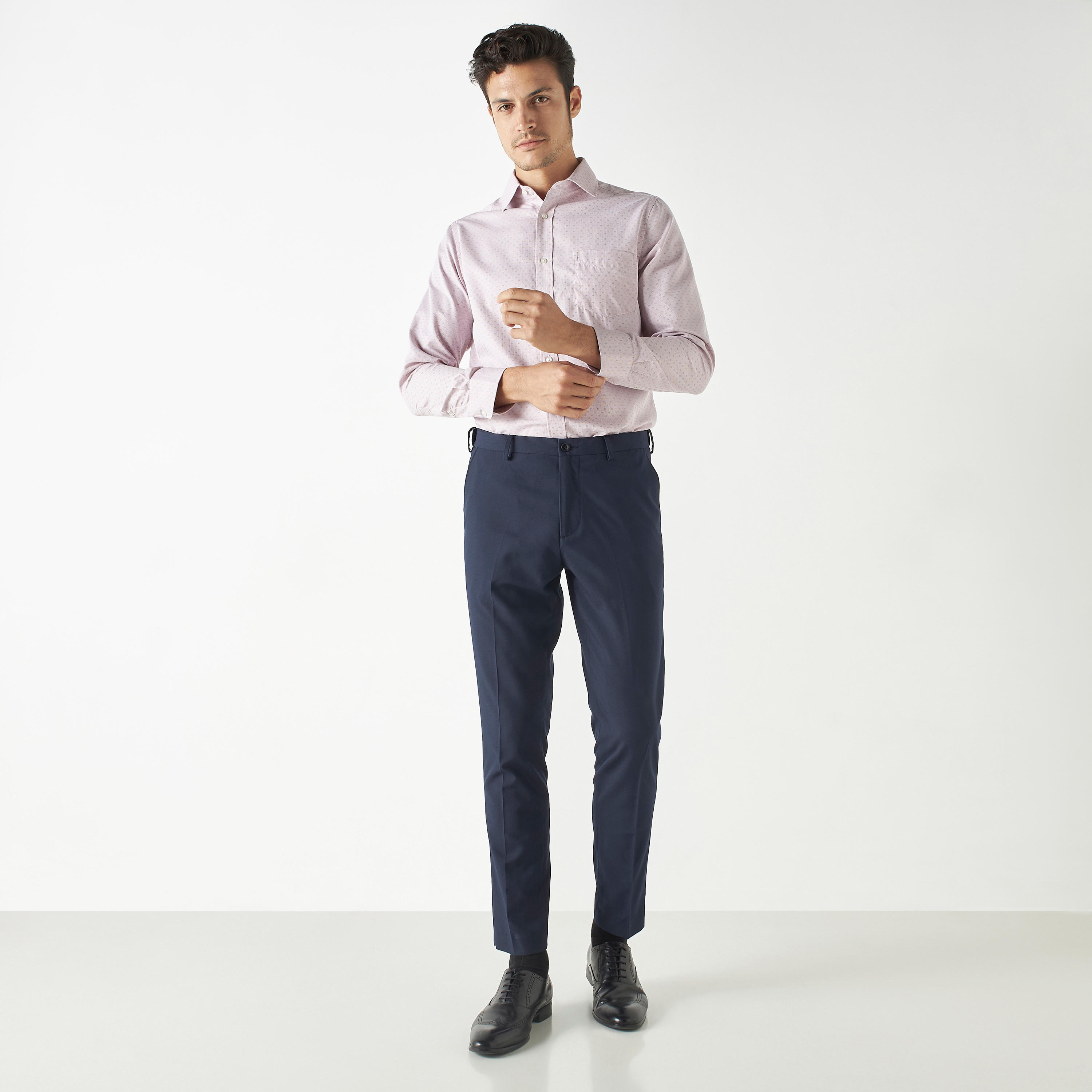 قميص بارز الملمس بأكمام طويلة وجيب-men-clothing-shirts-image-2
