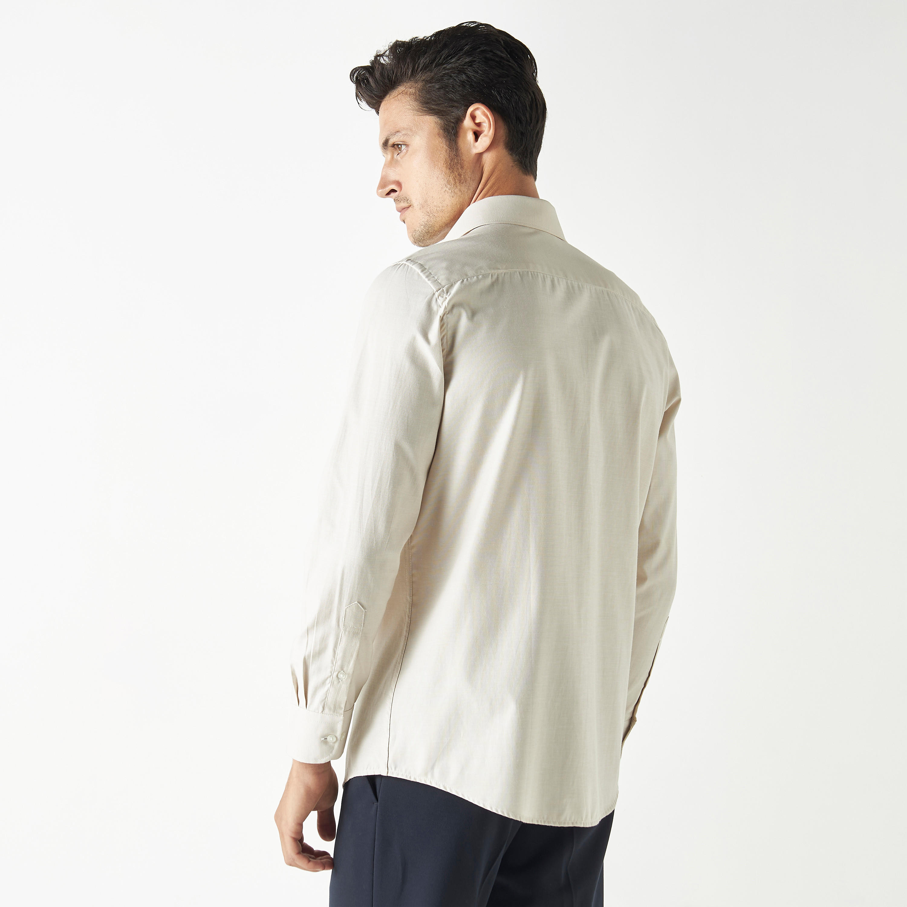 Solid Shirt with Pocket and Long Sleeves-men-clothing-shirts-image-3