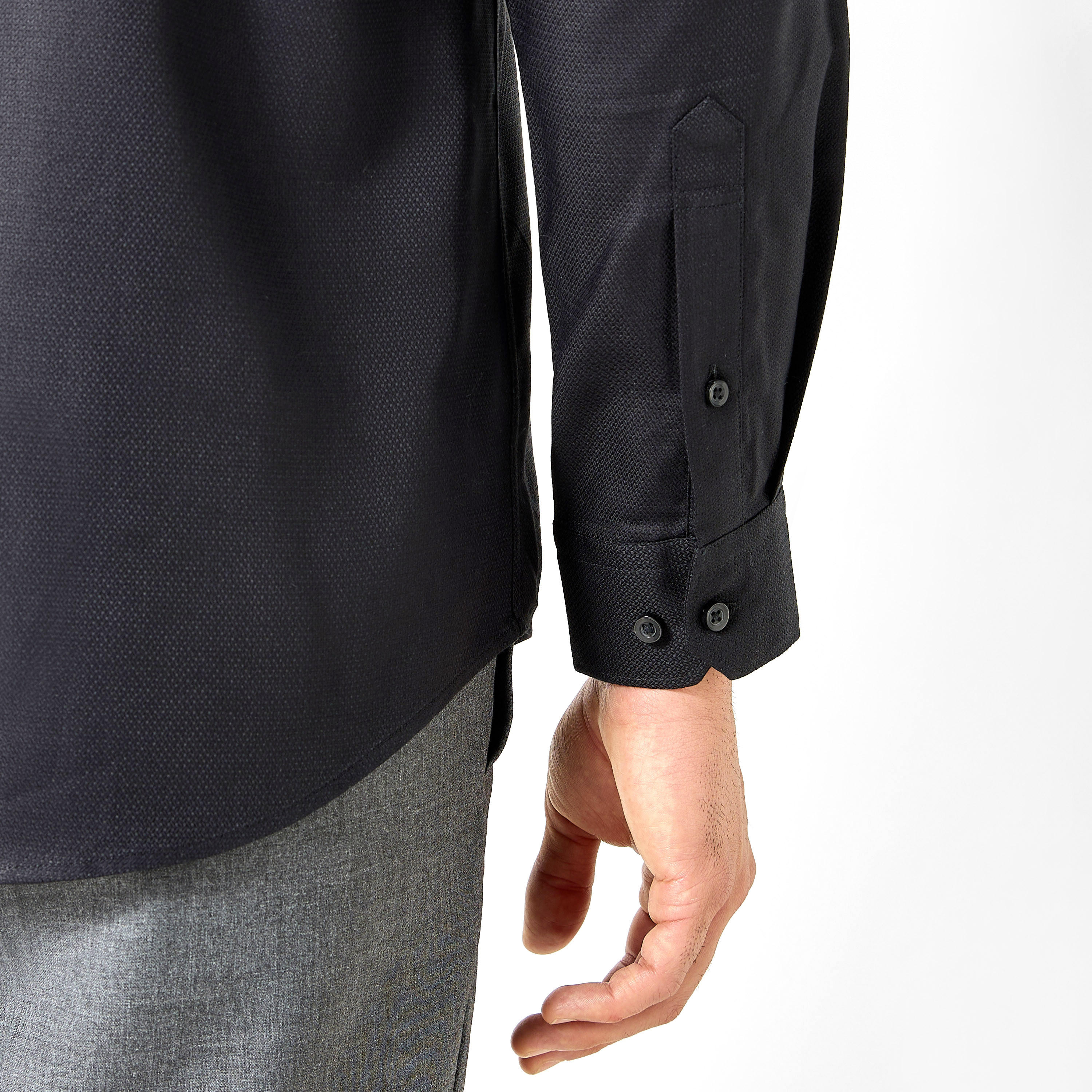 قميص بارز الملمس بأكمام طَويلة-men-clothing-shirts-image-5