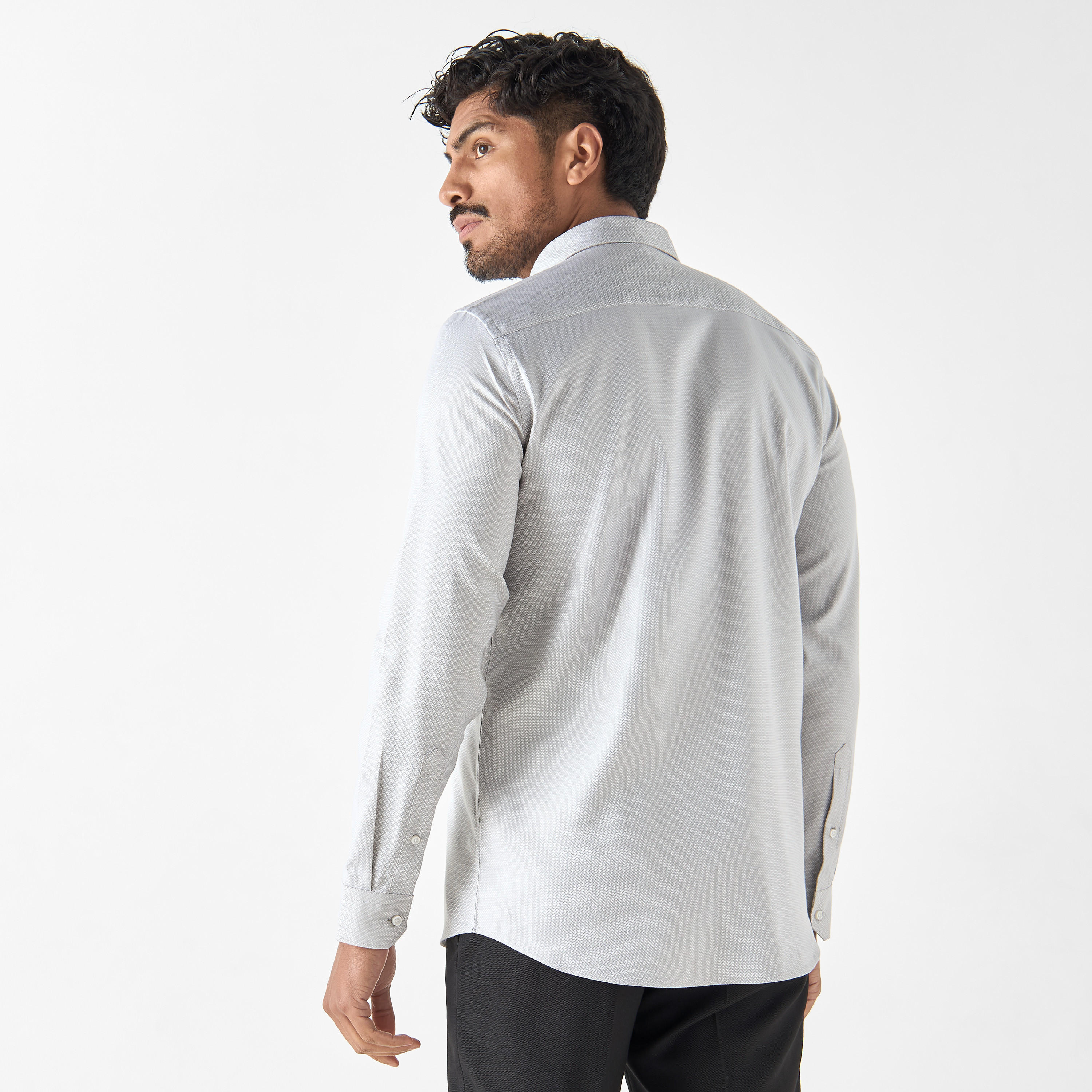 قميص بارز الملمس بأكمام طَويلة-men-clothing-shirts-image-13