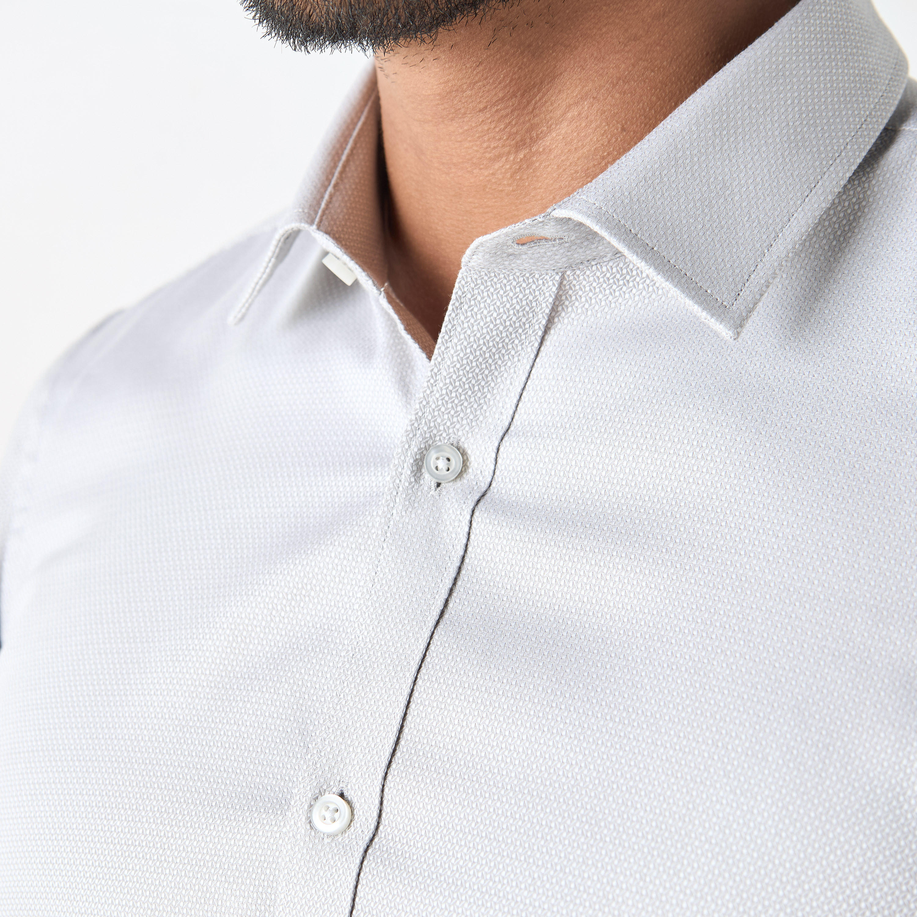 قميص بارز الملمس بأكمام طَويلة-men-clothing-shirts-image-14