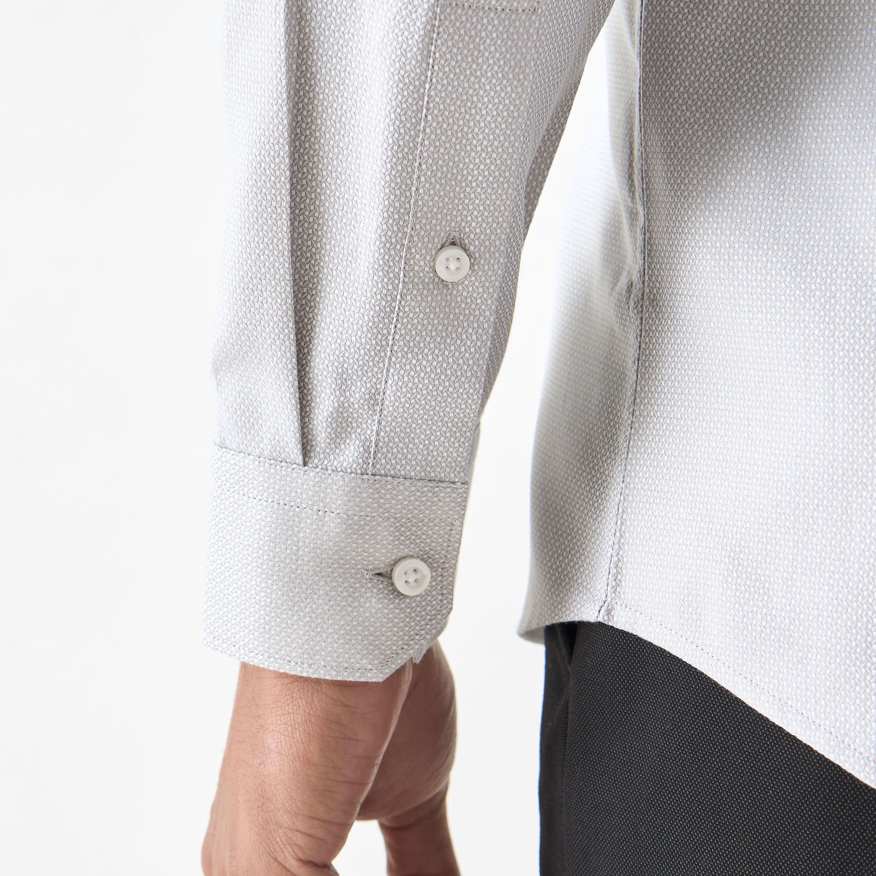 قميص بارز الملمس بأكمام طَويلة-men-clothing-shirts-image-15