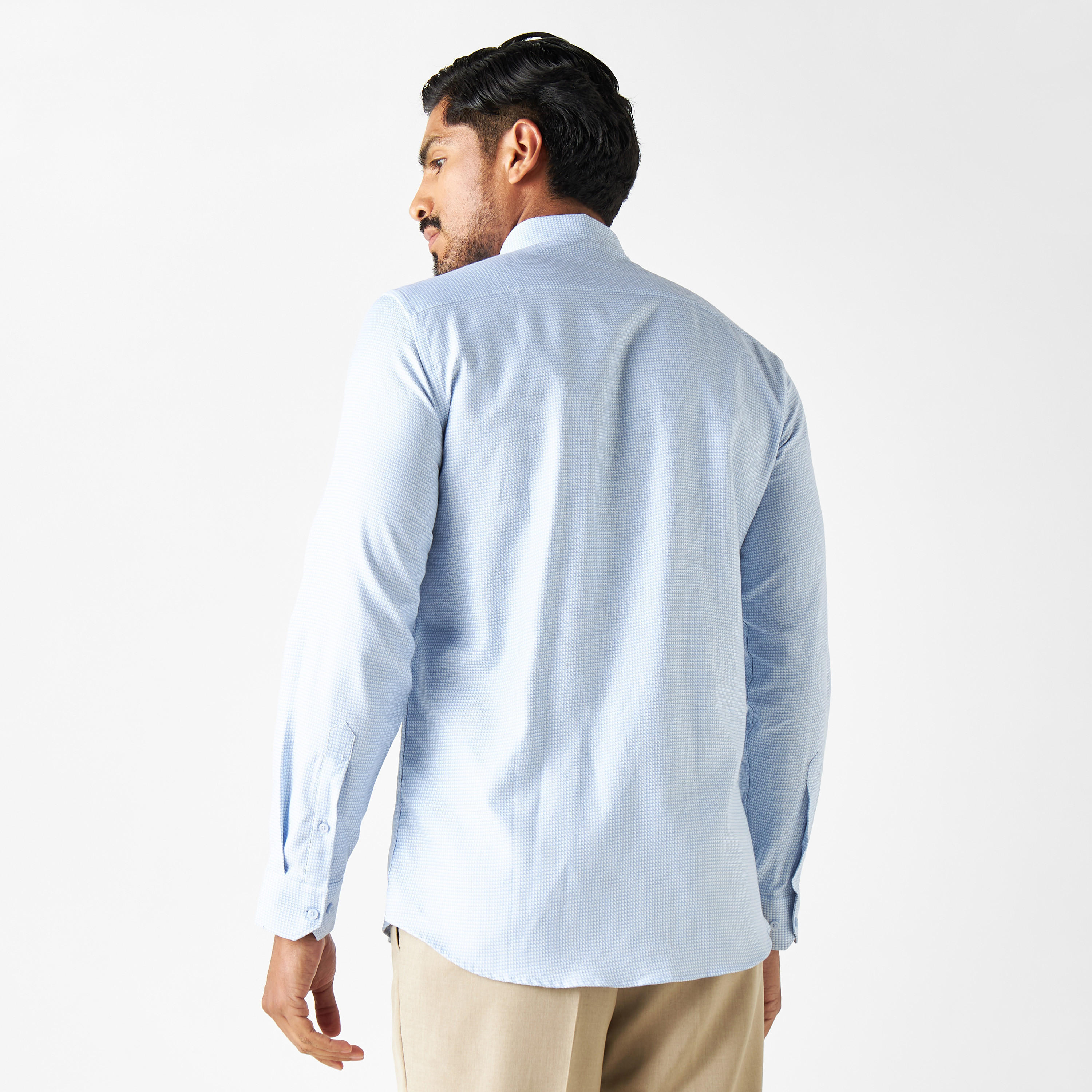 قميص بارز الملمس بأكمام طَويلة-men-clothing-shirts-image-18