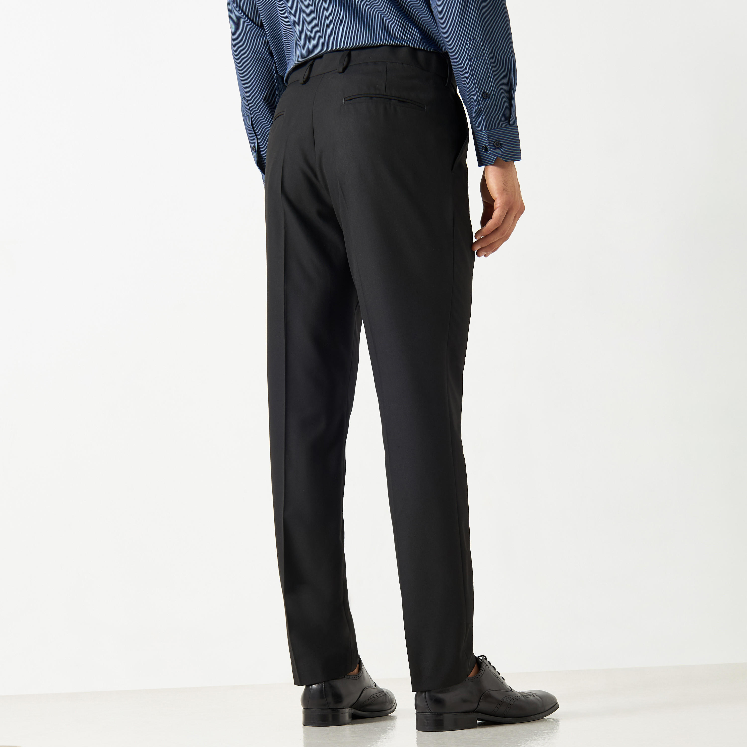 Regular Fit Trousers with Button Closure and Pockets-men-clothing-bottoms-trousersandchinos-trousers-image-15