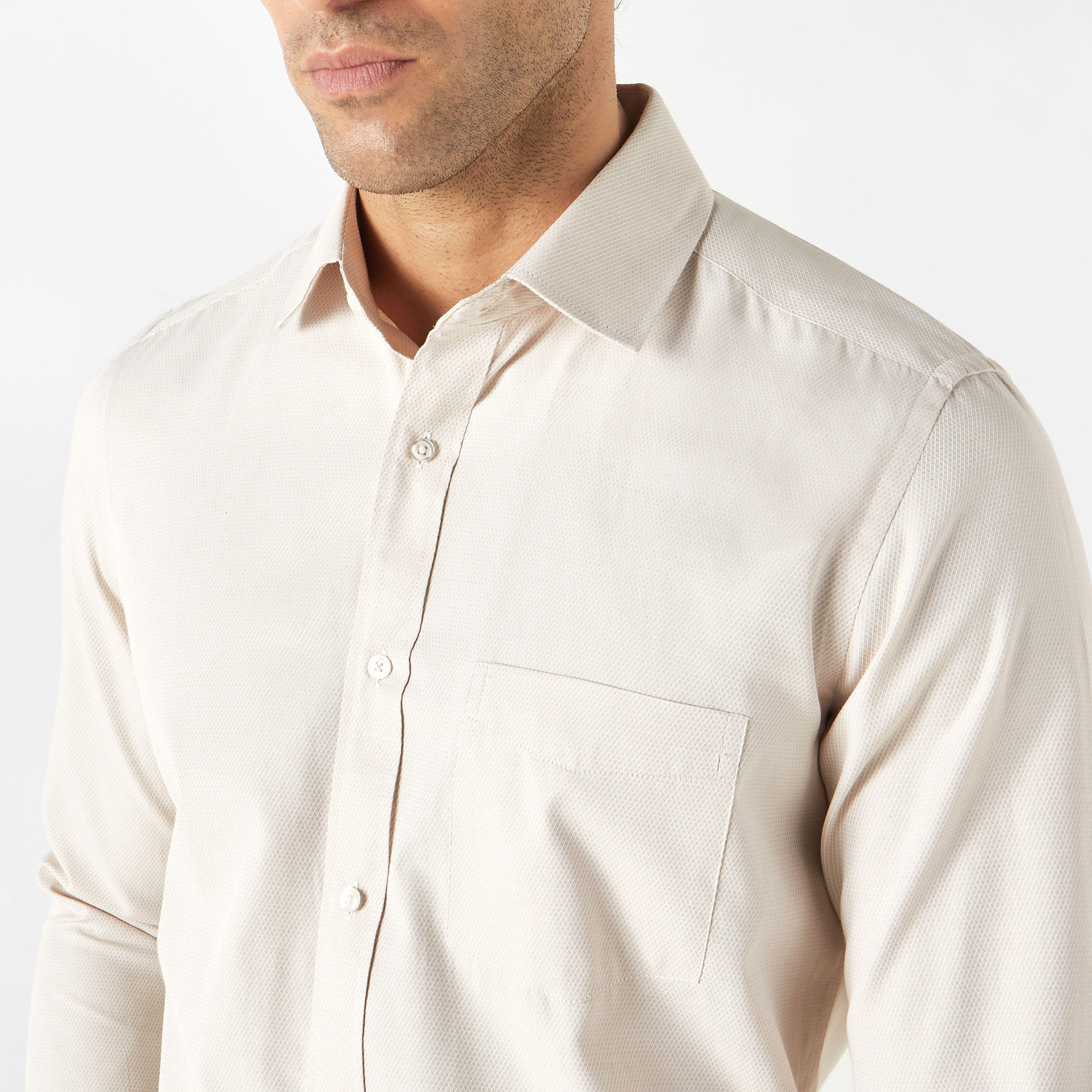 Solid Formal Shirt with Pocket and Long Sleeves-men-clothing-shirts-image-14