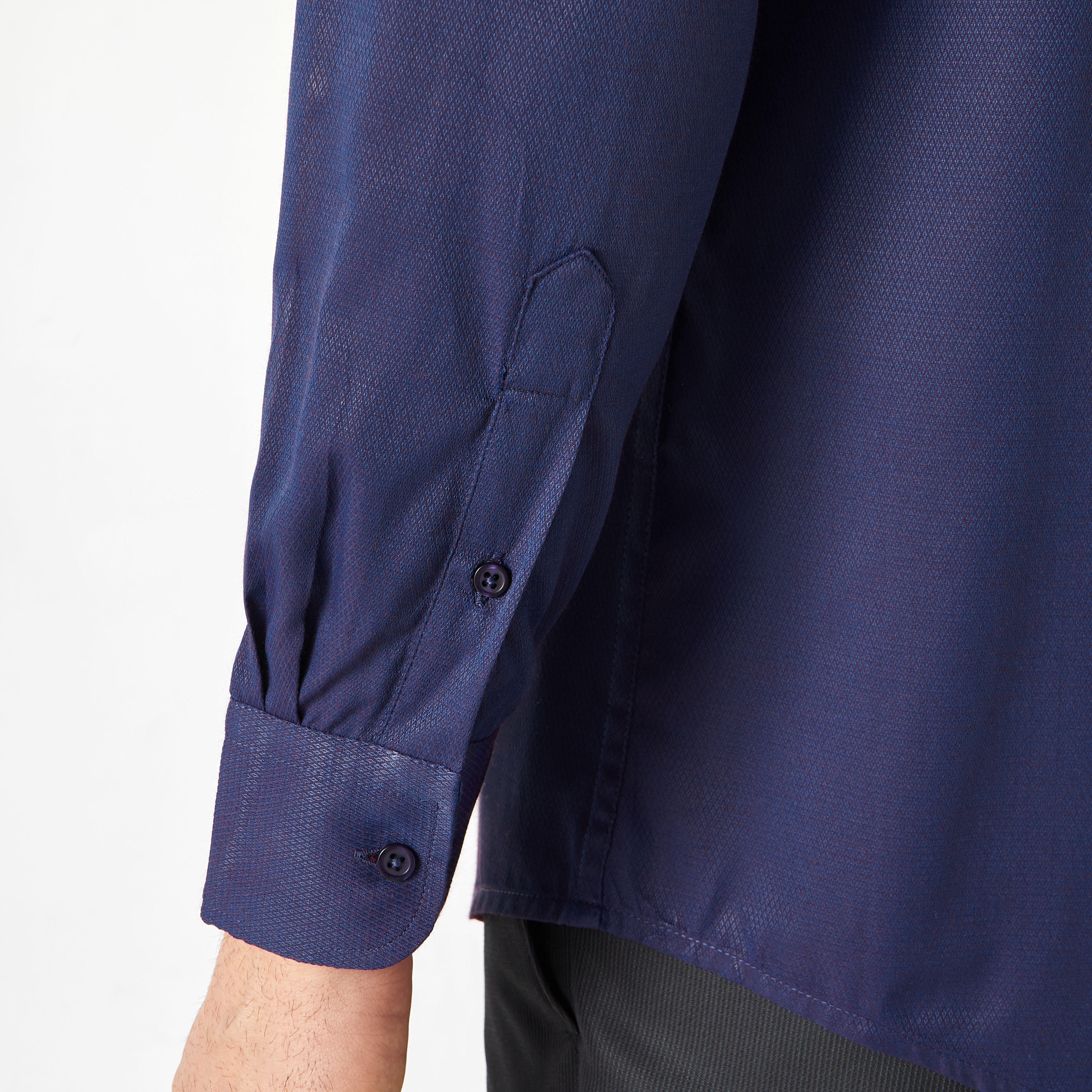 Solid Formal Shirt with Pocket and Long Sleeves-men-clothing-shirts-image-5