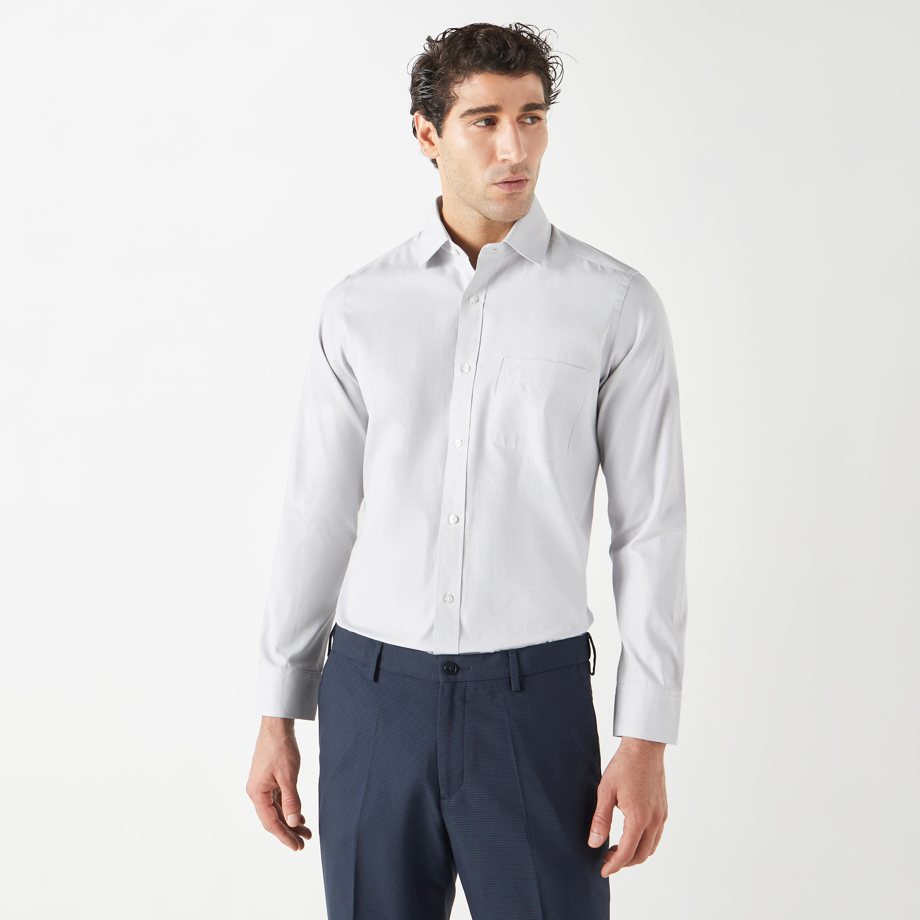 Solid Formal Shirt with Pocket and Long Sleeves-men-clothing-shirts-image-6