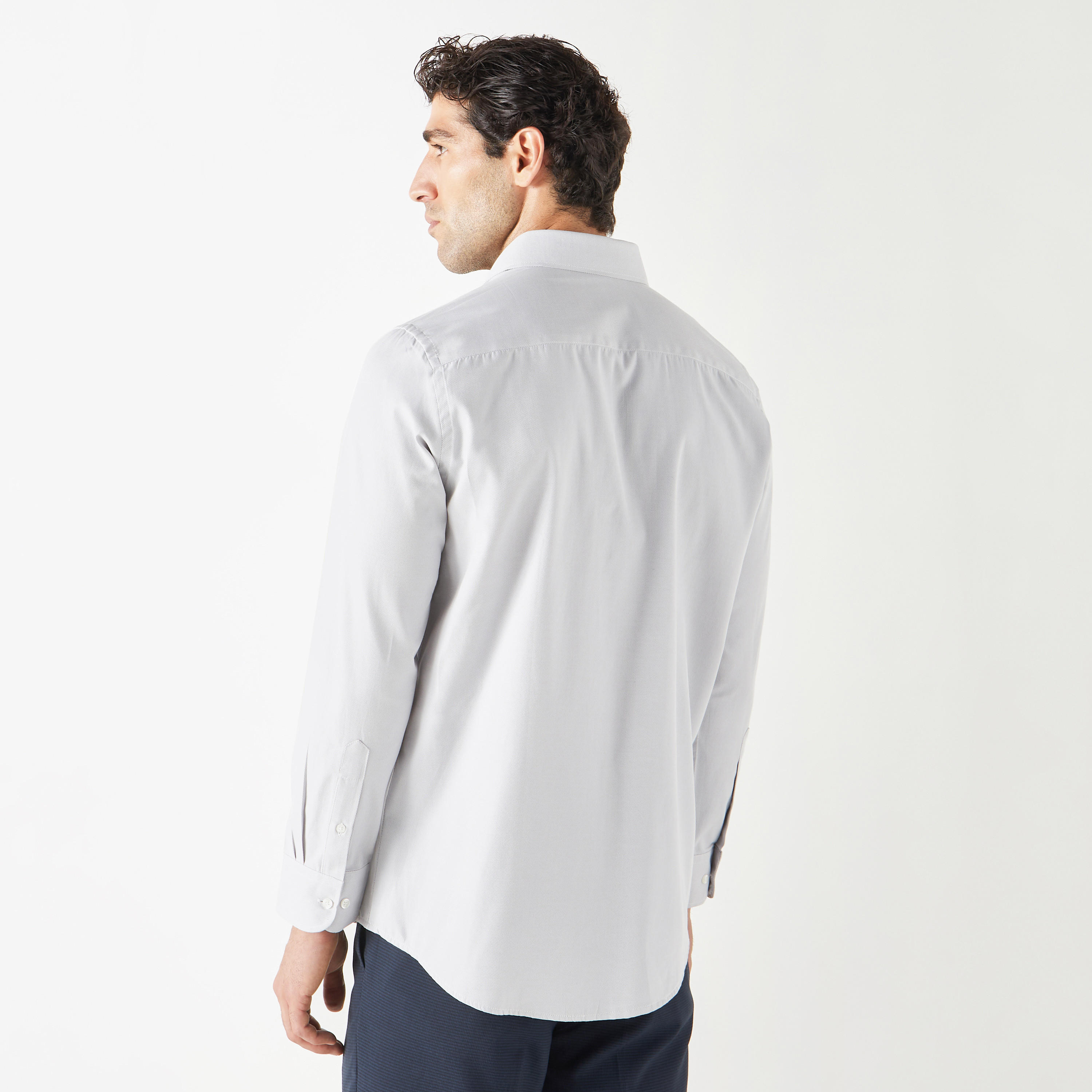 Solid Formal Shirt with Pocket and Long Sleeves-men-clothing-shirts-image-8