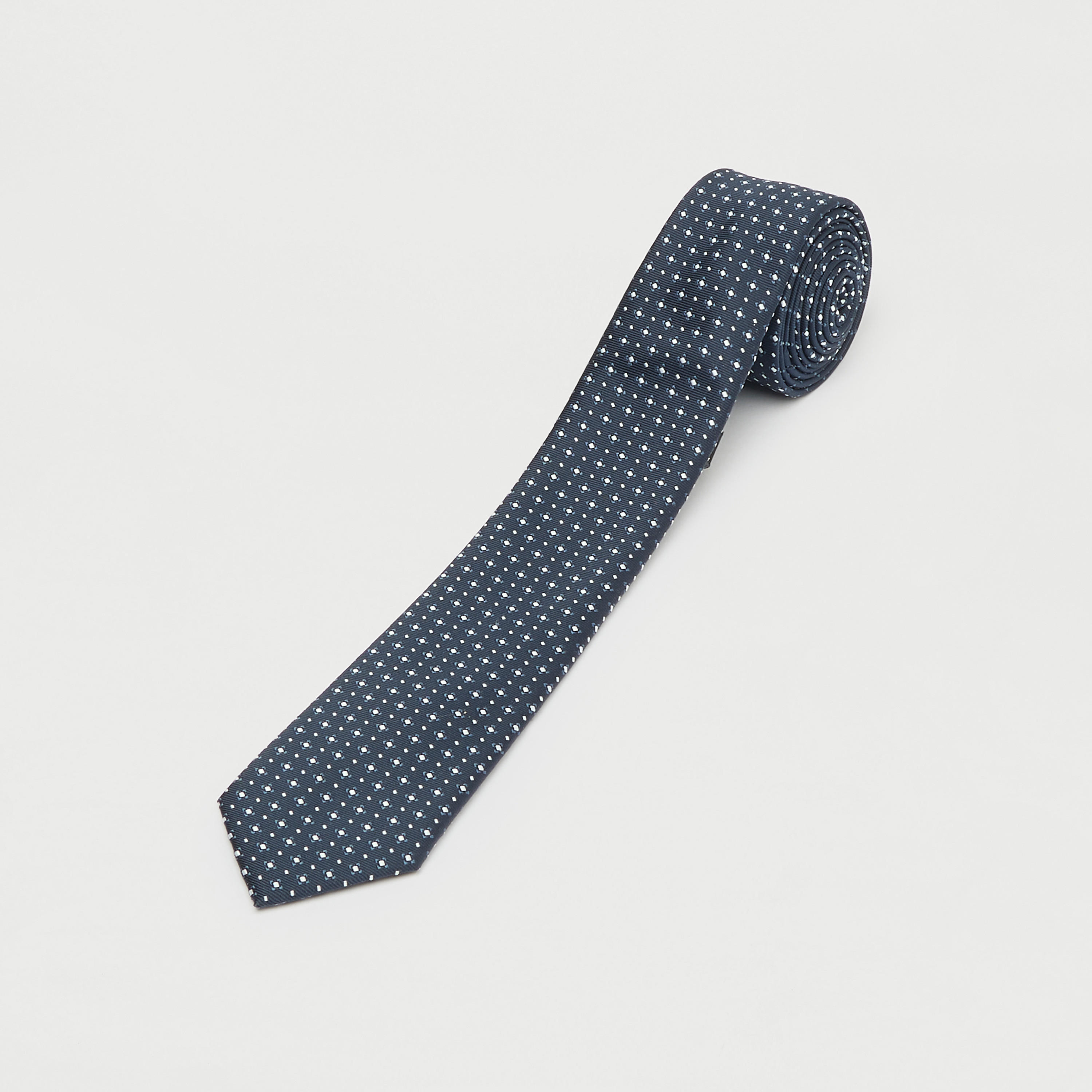 Textured Tie with Keeper Loop-men-tiesandcufflinks-pocketsquares-image-1