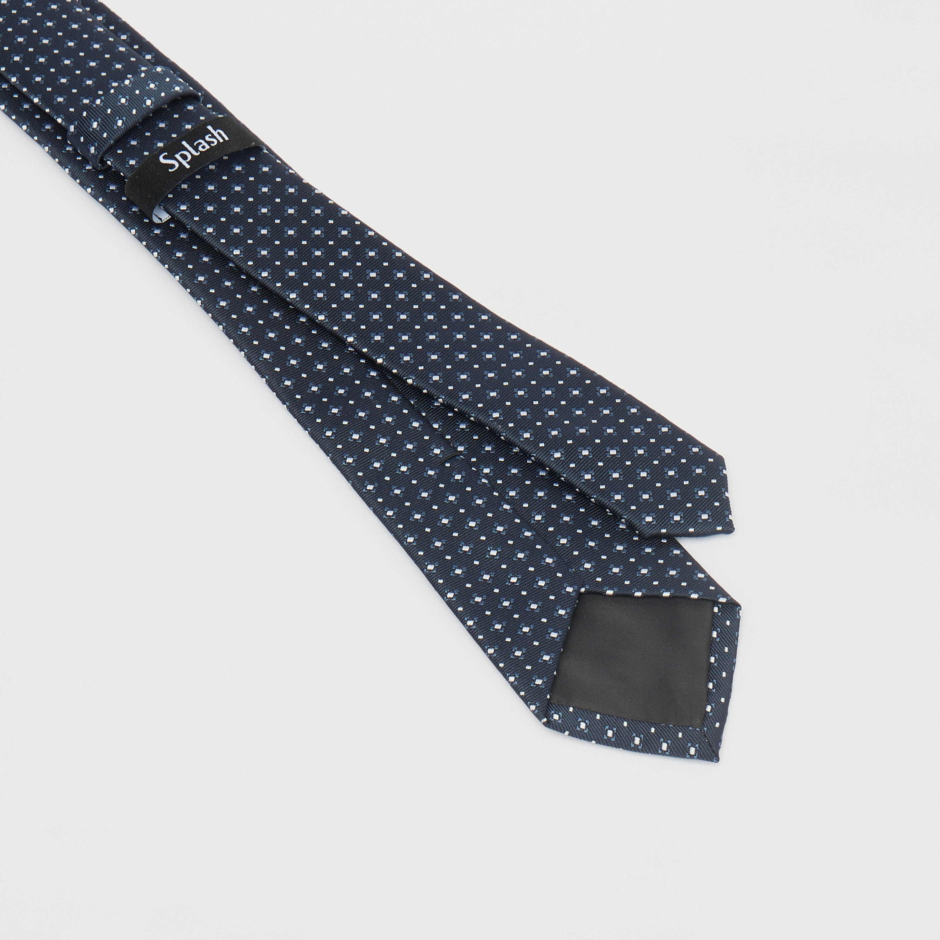 Textured Tie with Keeper Loop-men-tiesandcufflinks-pocketsquares-image-3