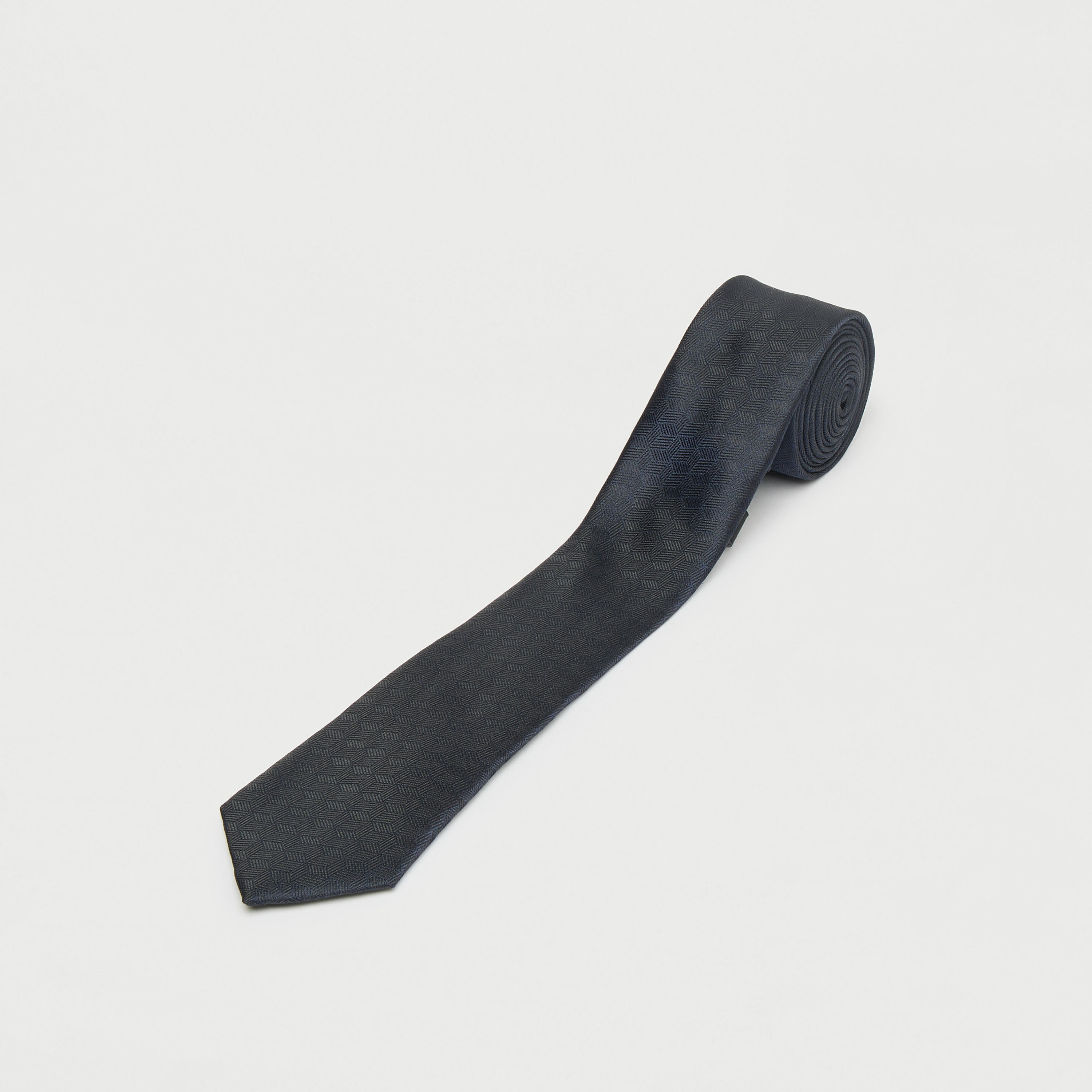 Textured Tie with Keeper Loop-men-tiesandcufflinks-pocketsquares-image-4