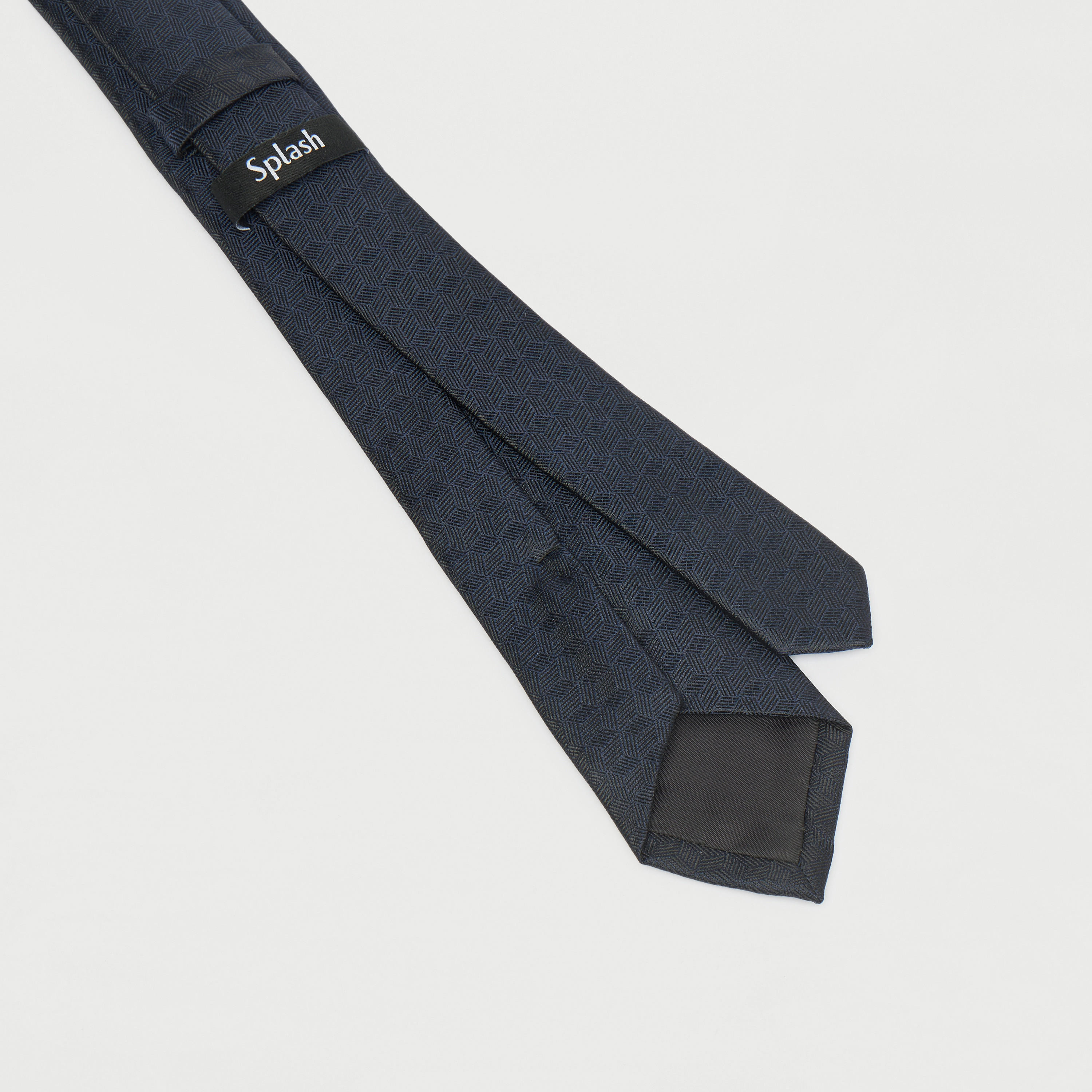 Textured Tie with Keeper Loop-men-tiesandcufflinks-pocketsquares-image-6