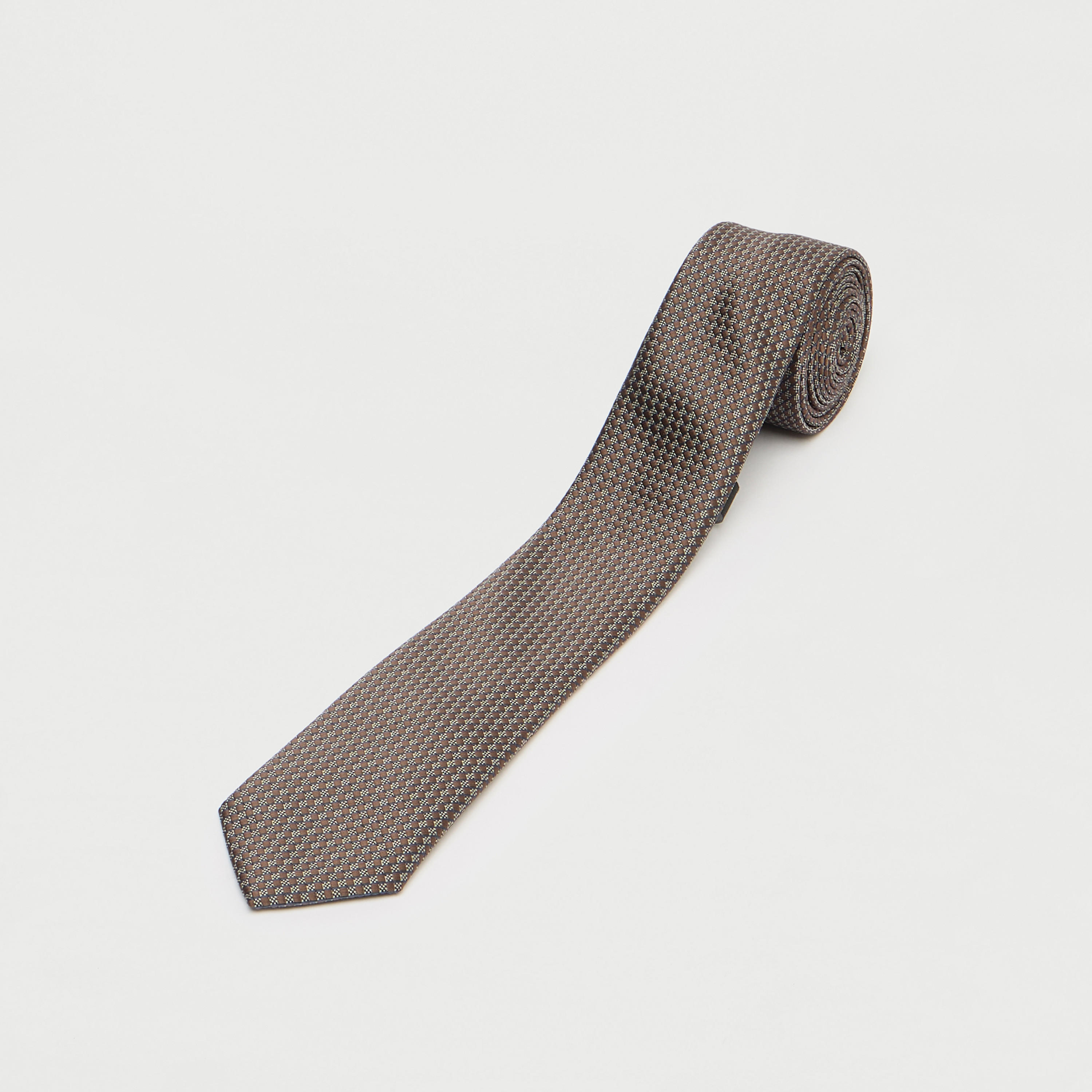Textured Tie with Keeper Loop-men-tiesandcufflinks-pocketsquares-image-7