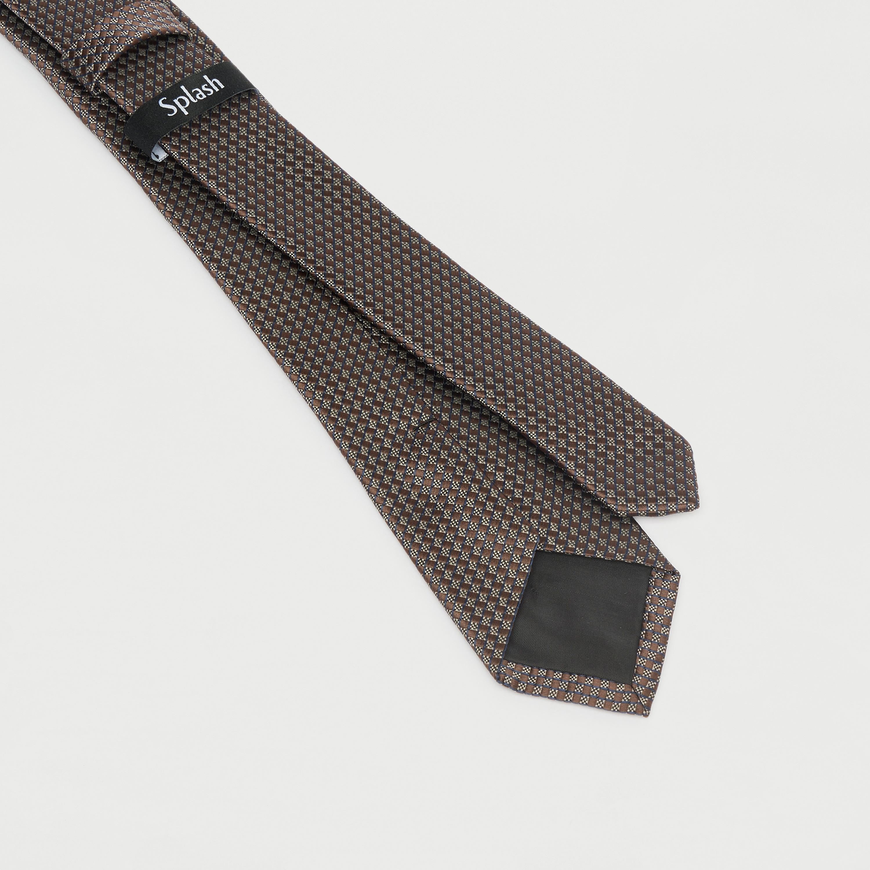 Textured Tie with Keeper Loop-men-tiesandcufflinks-pocketsquares-image-9