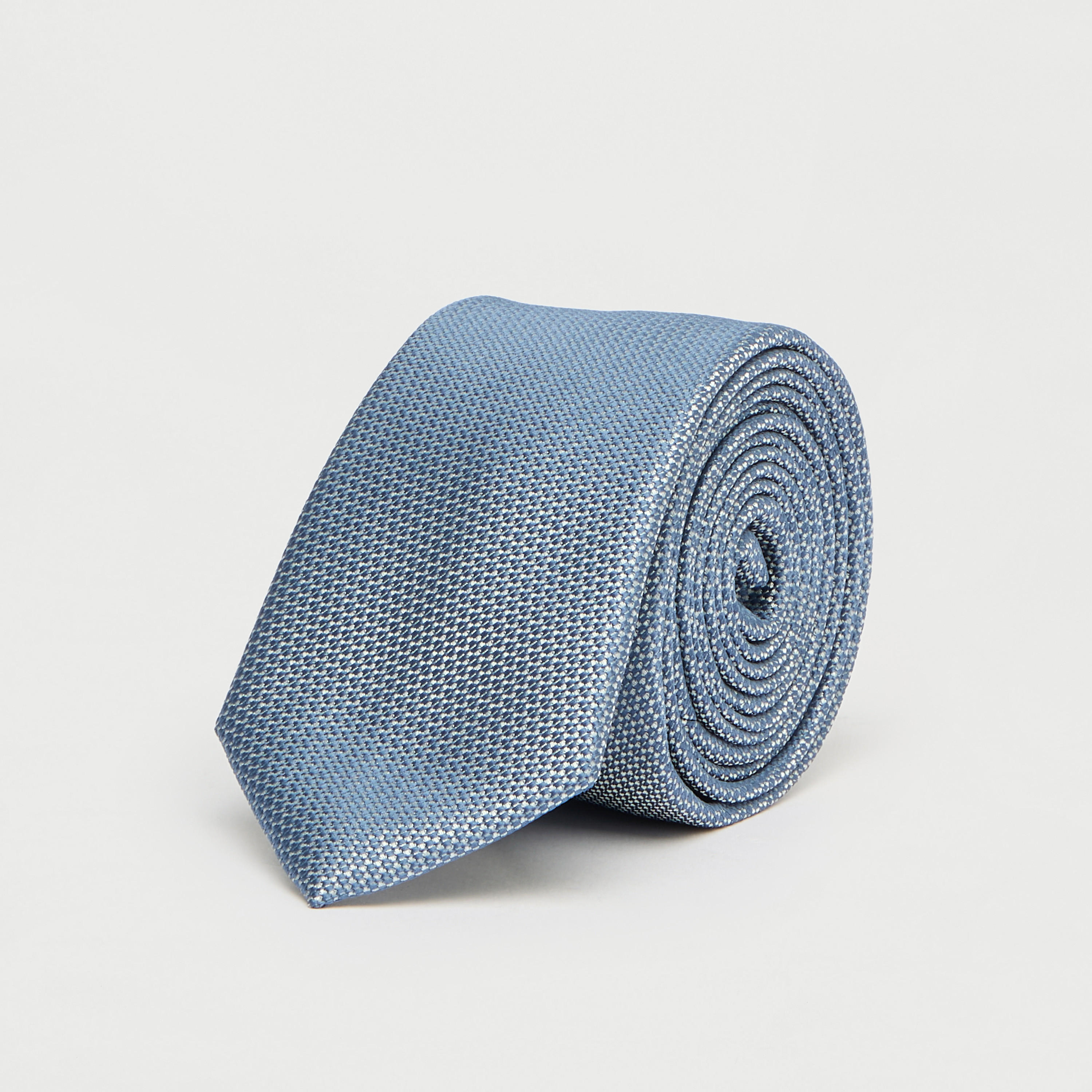 Textured Tie with Keeper Loop-men-tiesandcufflinks-pocketsquares-image-11