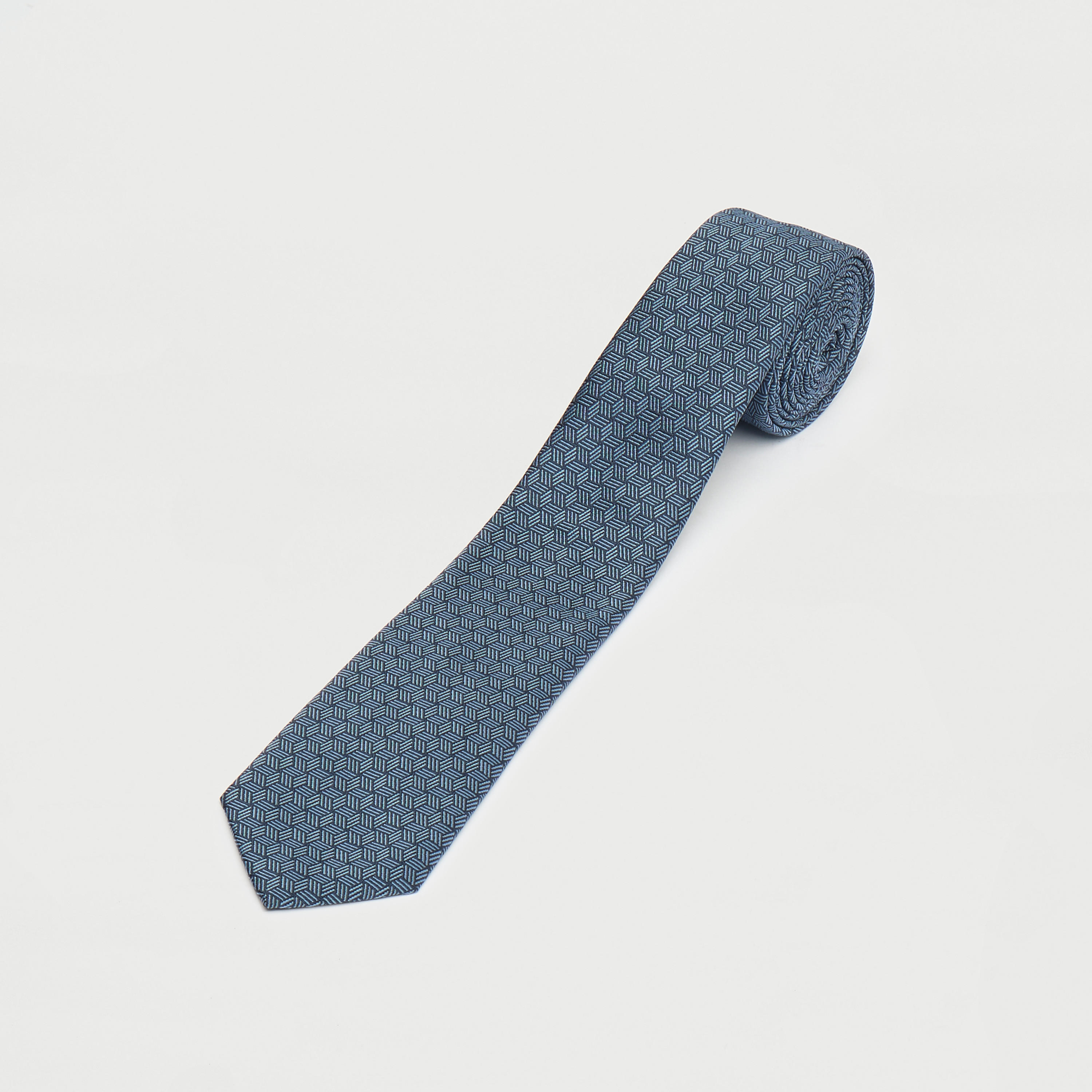 Textured Tie with Keeper Loop-men-tiesandcufflinks-pocketsquares-image-13