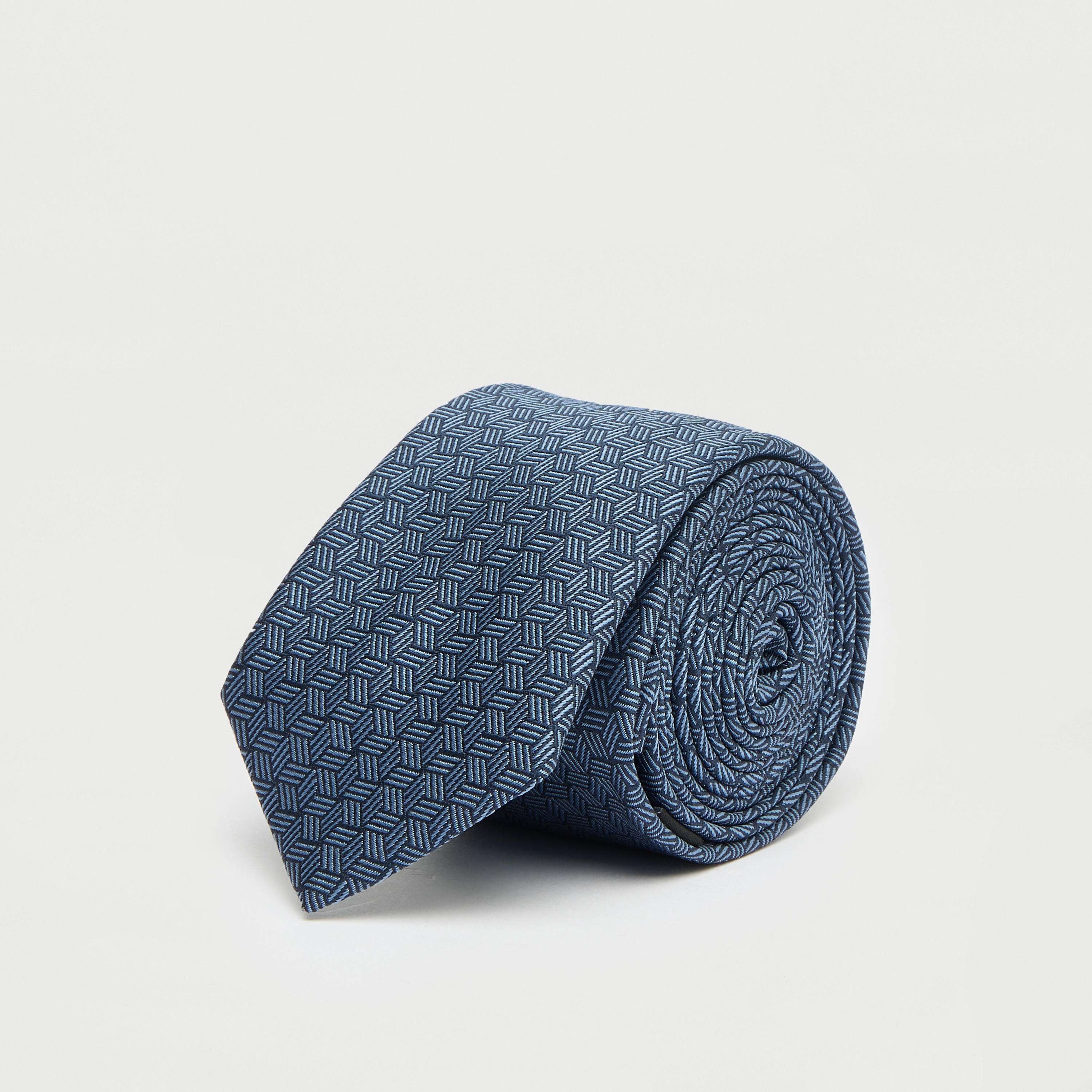 Textured Tie with Keeper Loop-men-tiesandcufflinks-pocketsquares-image-14