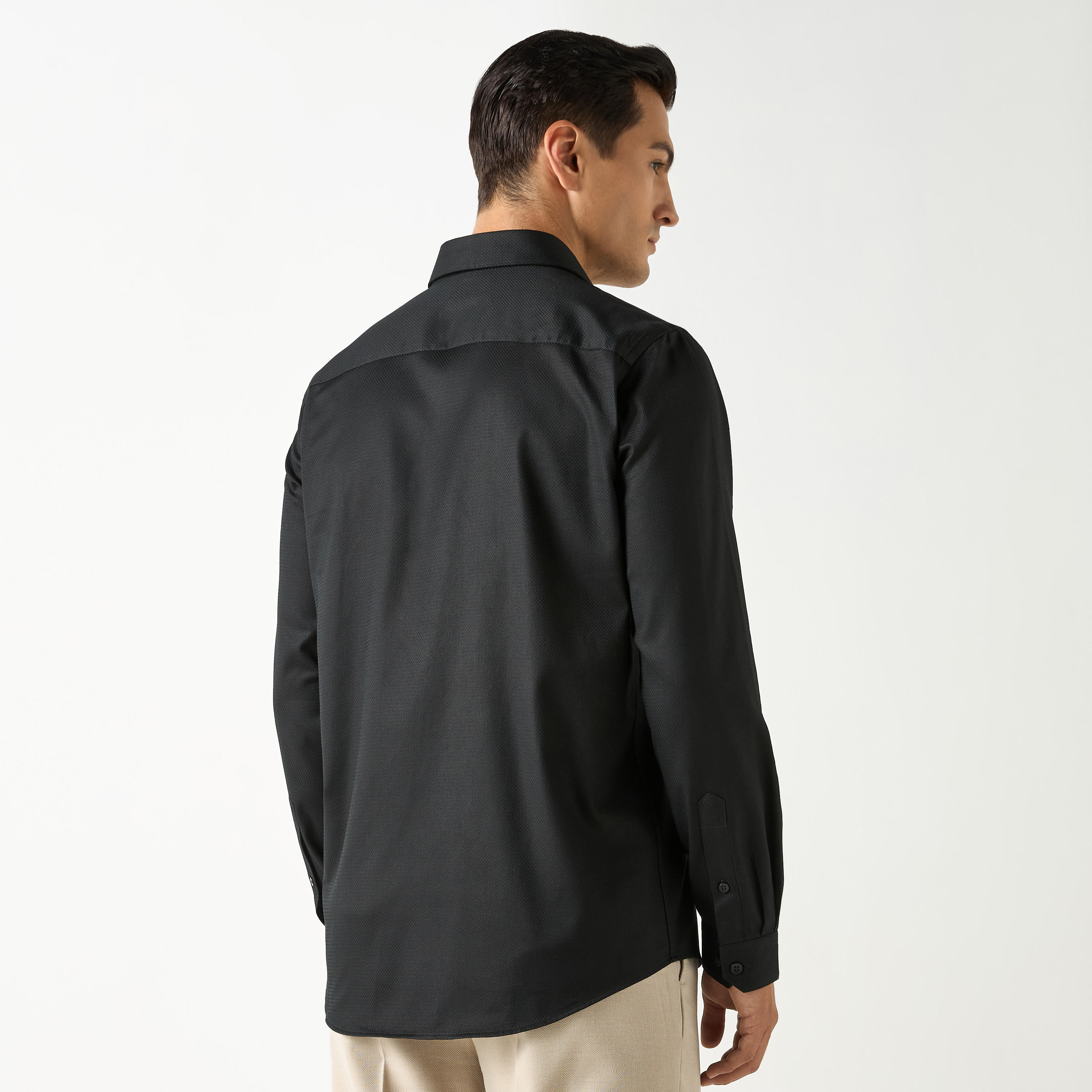قميص رسمي بارز الملمس بأكمام طويلة-men-clothing-shirts-image-8